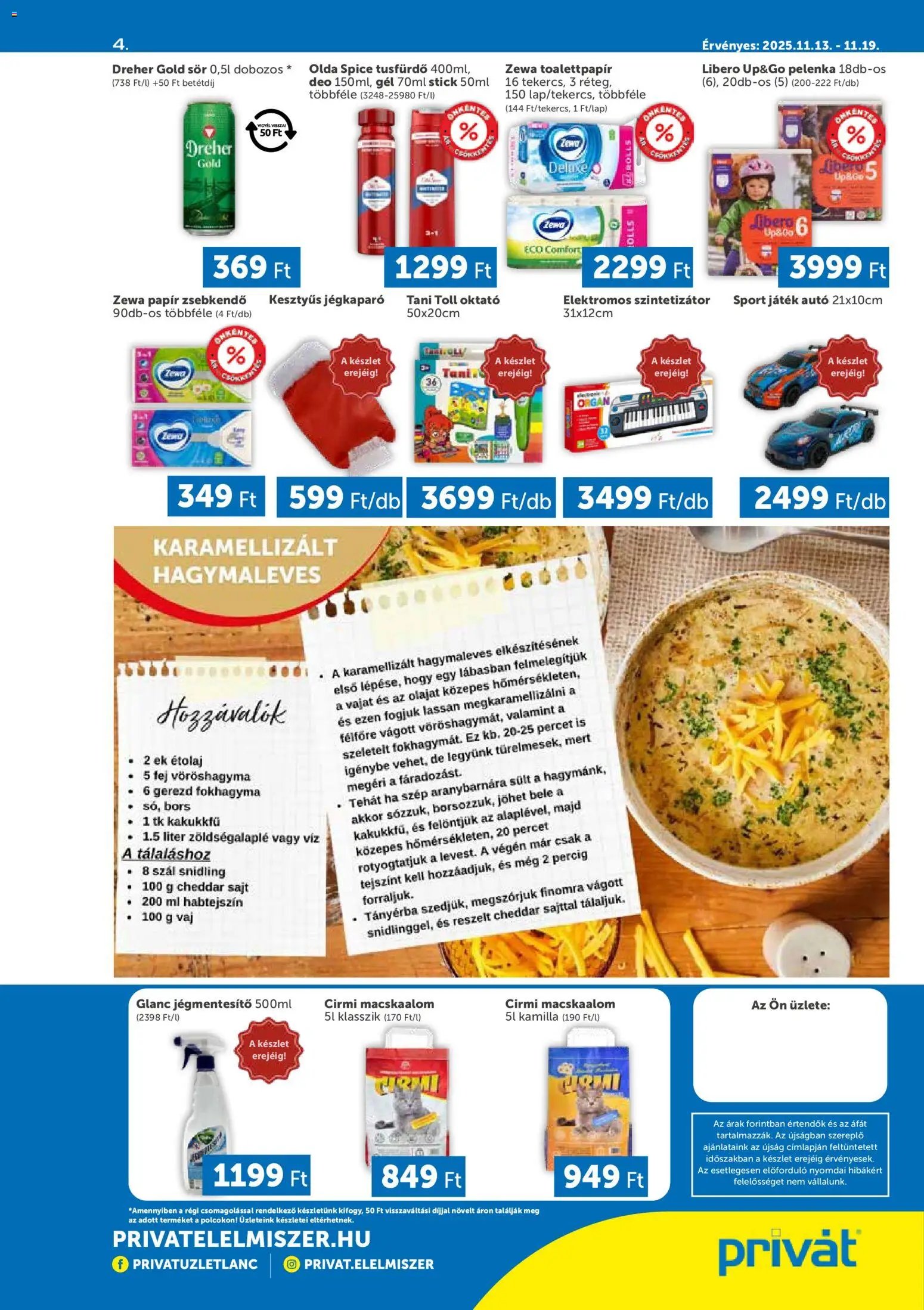 PRIVÁT újság 2025.11.13. Déli vármegyék (2025-11-13 - 2025-11-19)