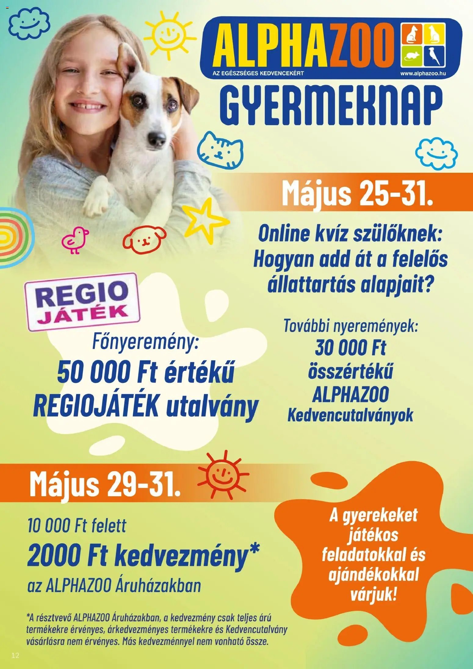 AlphaZoo újság 2026.05.11. AlphaZoo akciós újság (2026-05-11 - 2026-05-24)