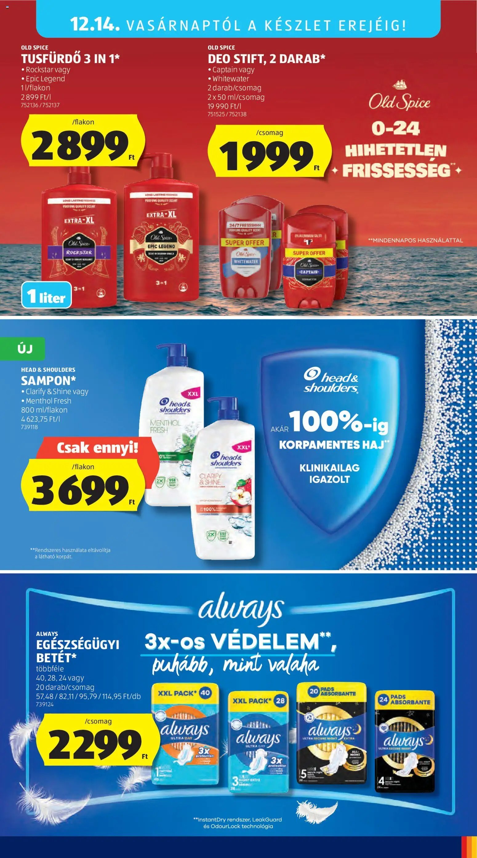 Aldi újság 2025.12.11. Középső sor termékei (2025-12-11 - 2025-12-17)