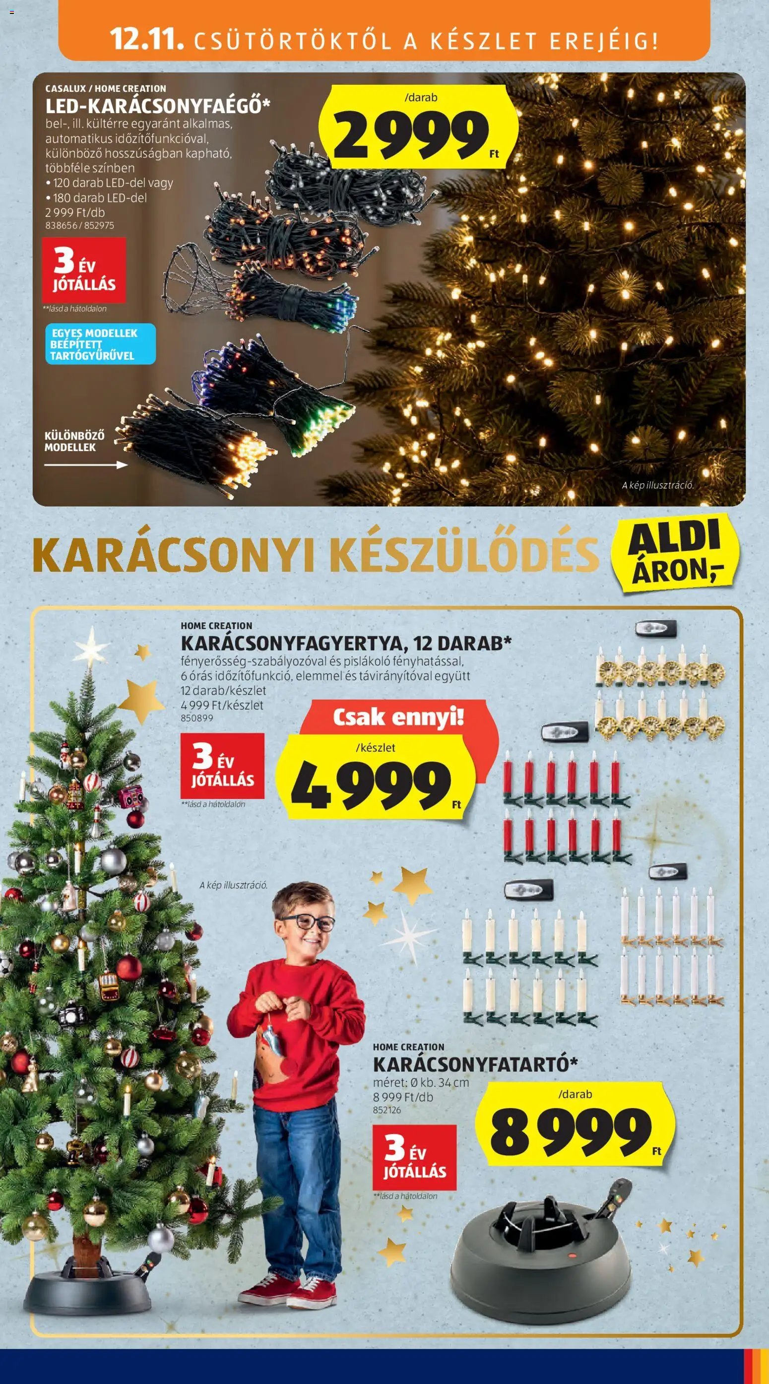 Aldi újság 2025.12.11. Középső sor termékei (2025-12-11 - 2025-12-17)