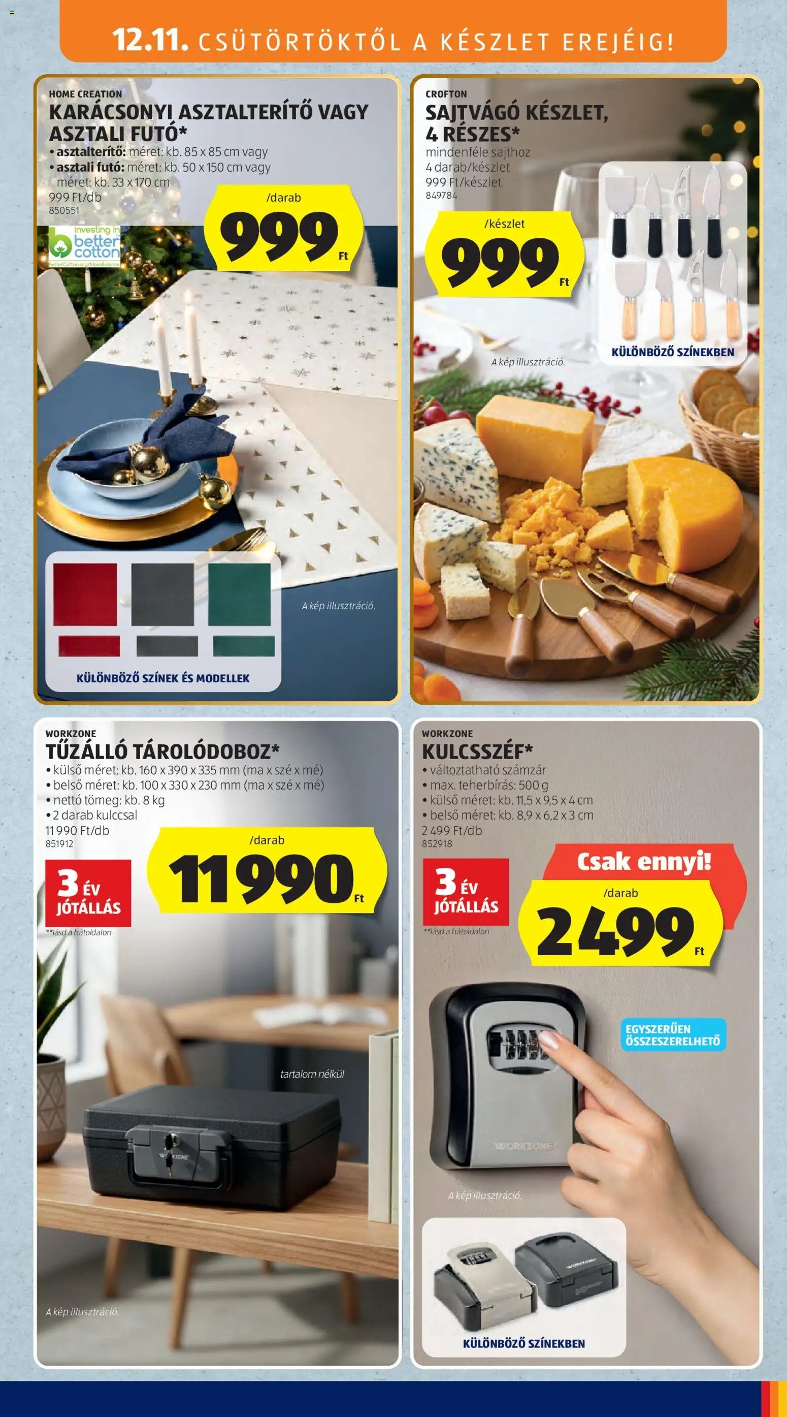 Aldi újság 2025.12.11. Középső sor termékei (2025-12-11 - 2025-12-17)