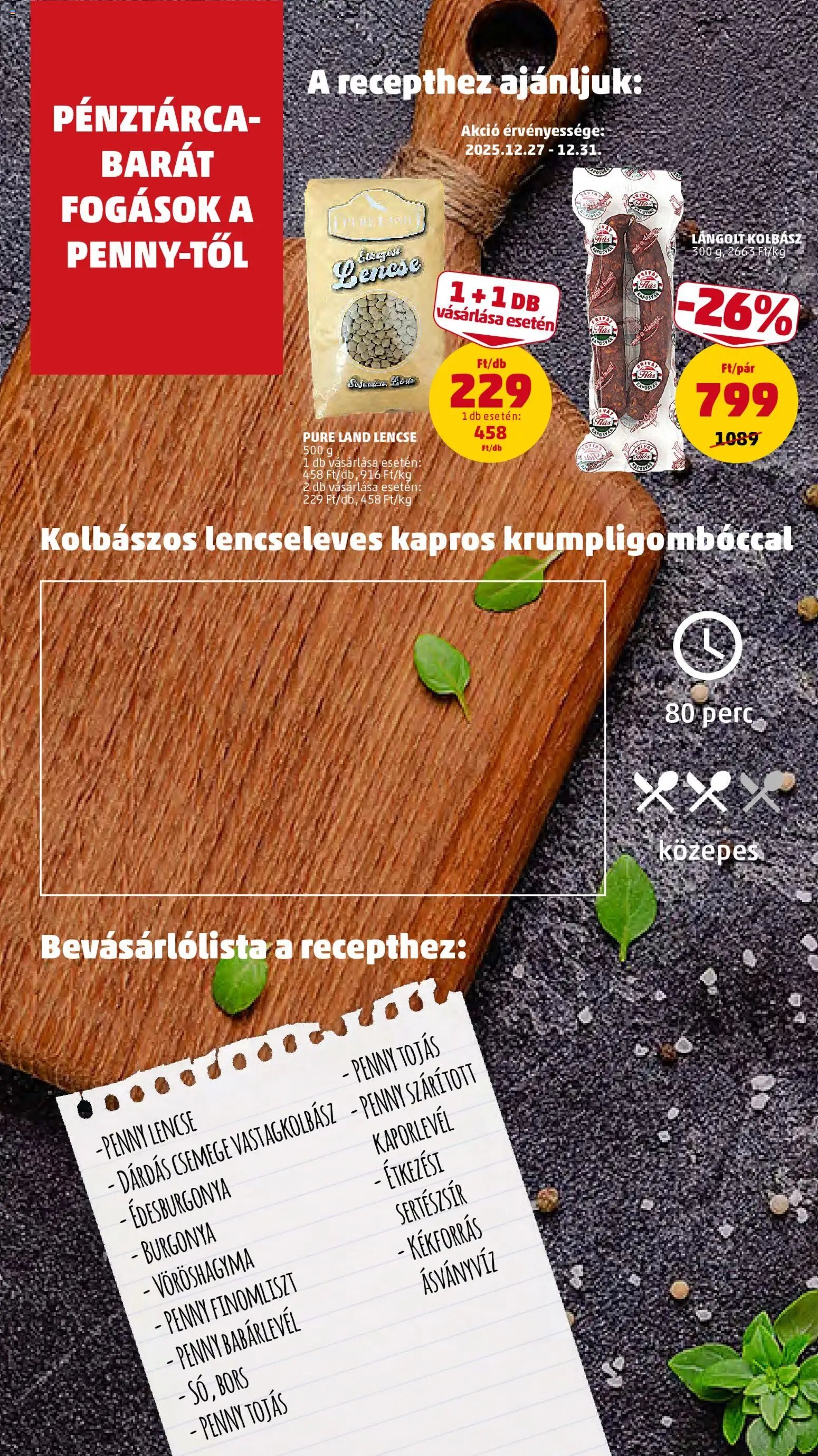 PENNY újság 2025.12.27. Akciós újság PENNY (2025-12-27 - 2025-12-31)