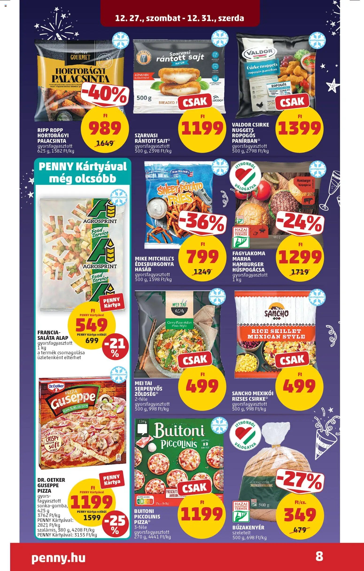 PENNY újság 2025.12.27. Akciós újság PENNY (2025-12-27 - 2025-12-31)