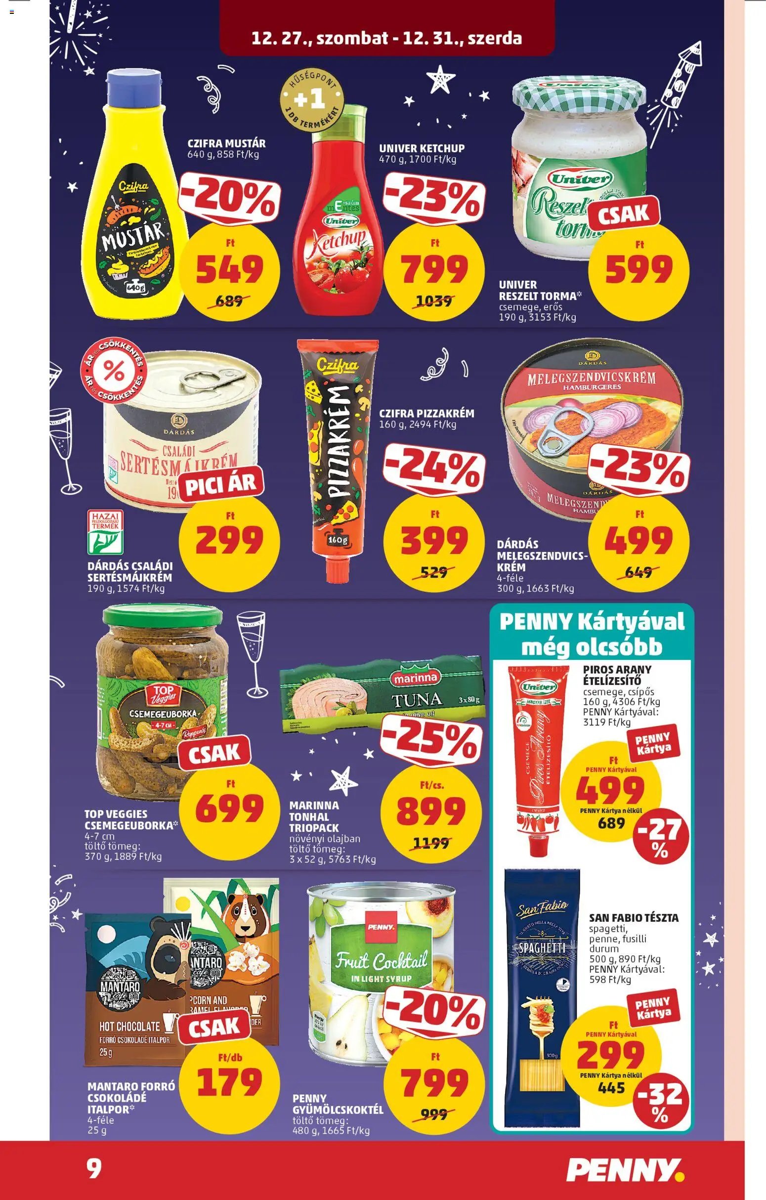 PENNY újság 2025.12.27. Akciós újság PENNY (2025-12-27 - 2025-12-31)
