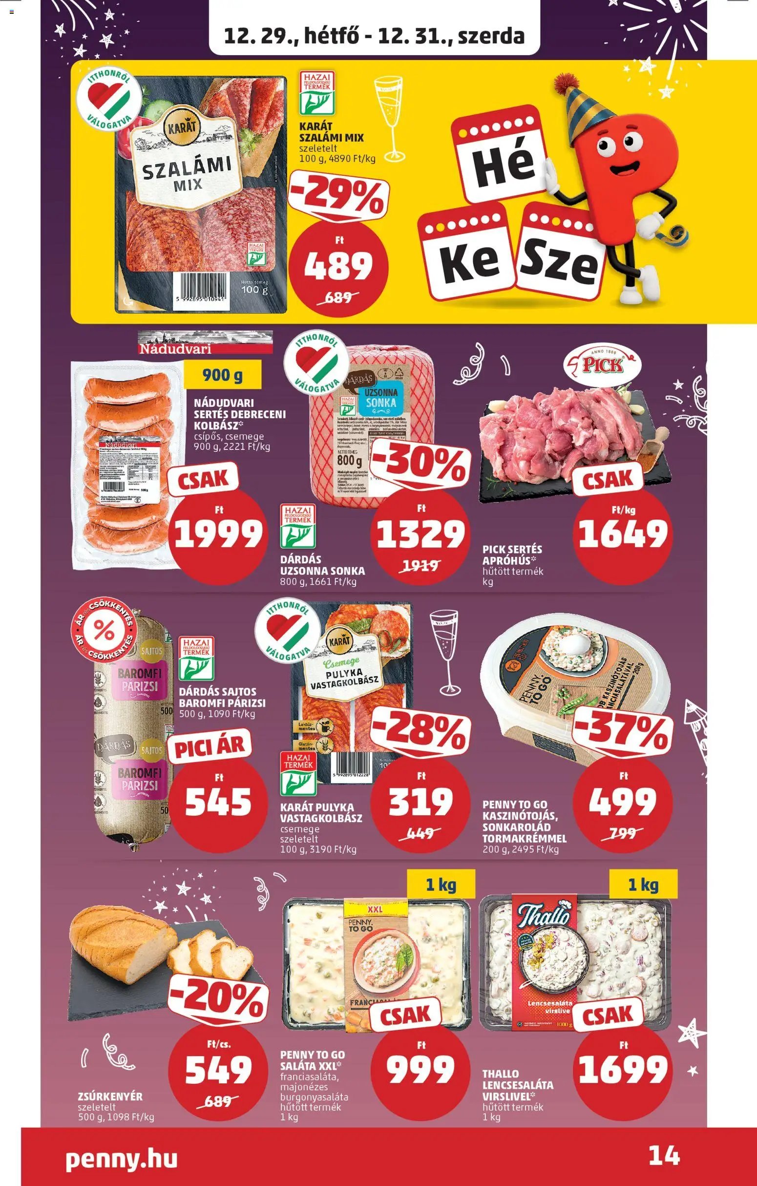 PENNY újság 2025.12.27. Akciós újság PENNY (2025-12-27 - 2025-12-31)