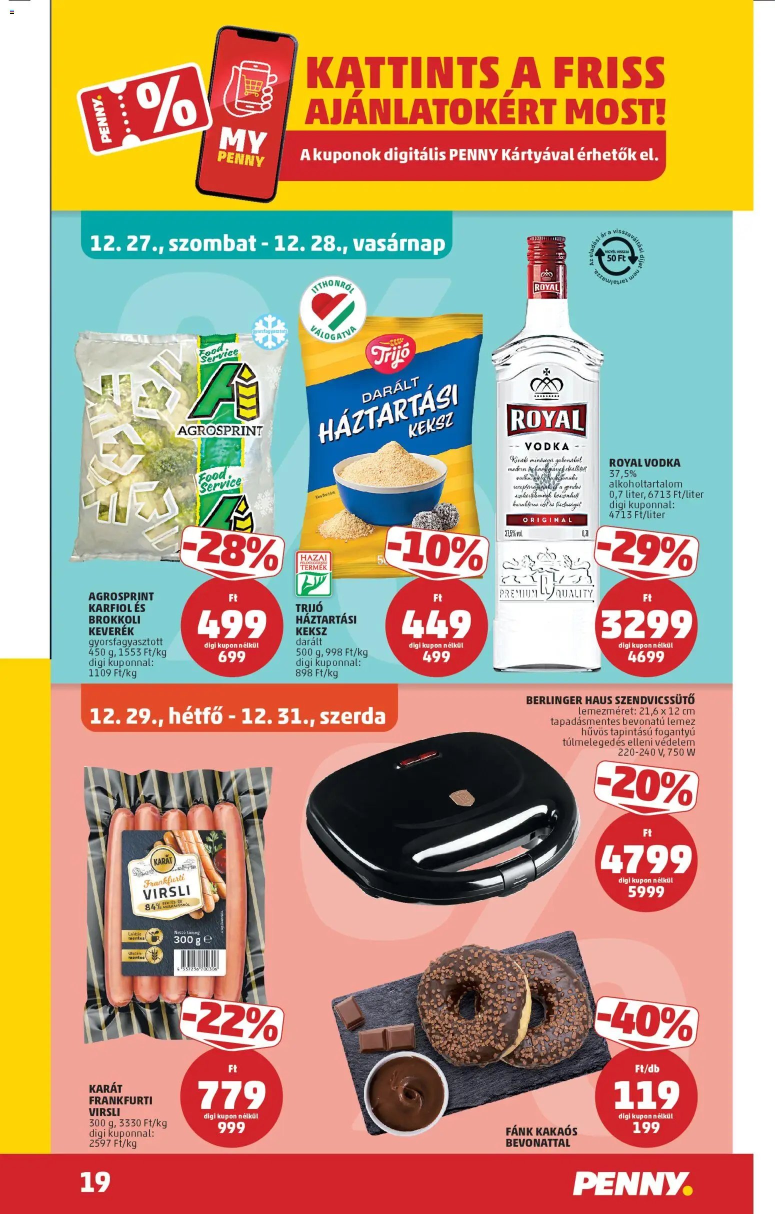 PENNY újság 2025.12.27. Akciós újság PENNY (2025-12-27 - 2025-12-31)