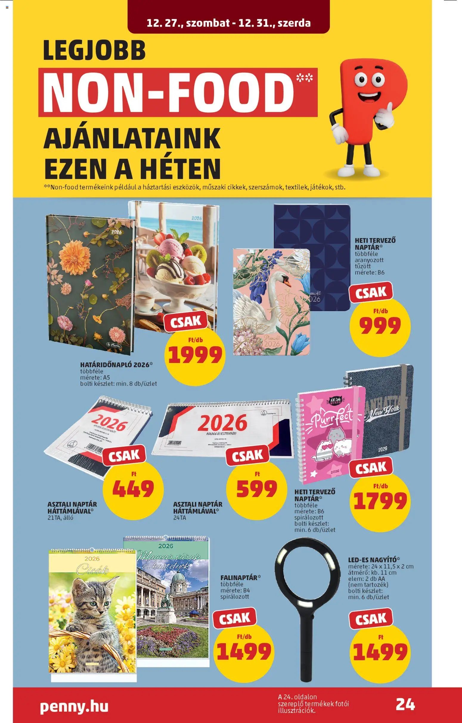 PENNY újság 2025.12.27. Akciós újság PENNY (2025-12-27 - 2025-12-31)