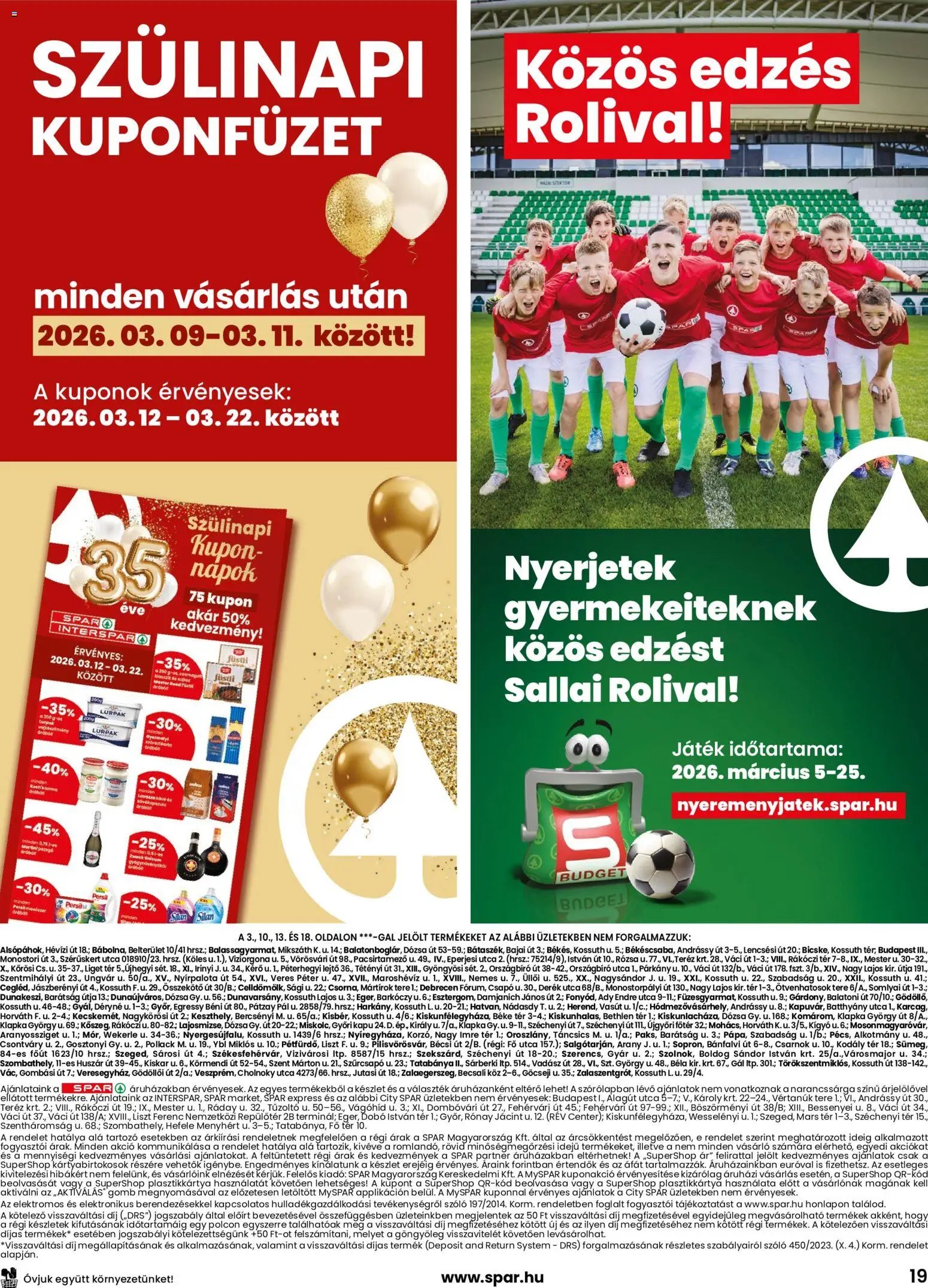 Spar újság 2026.03.05. Spar akciós újság (2026-03-05 - 2026-03-11)