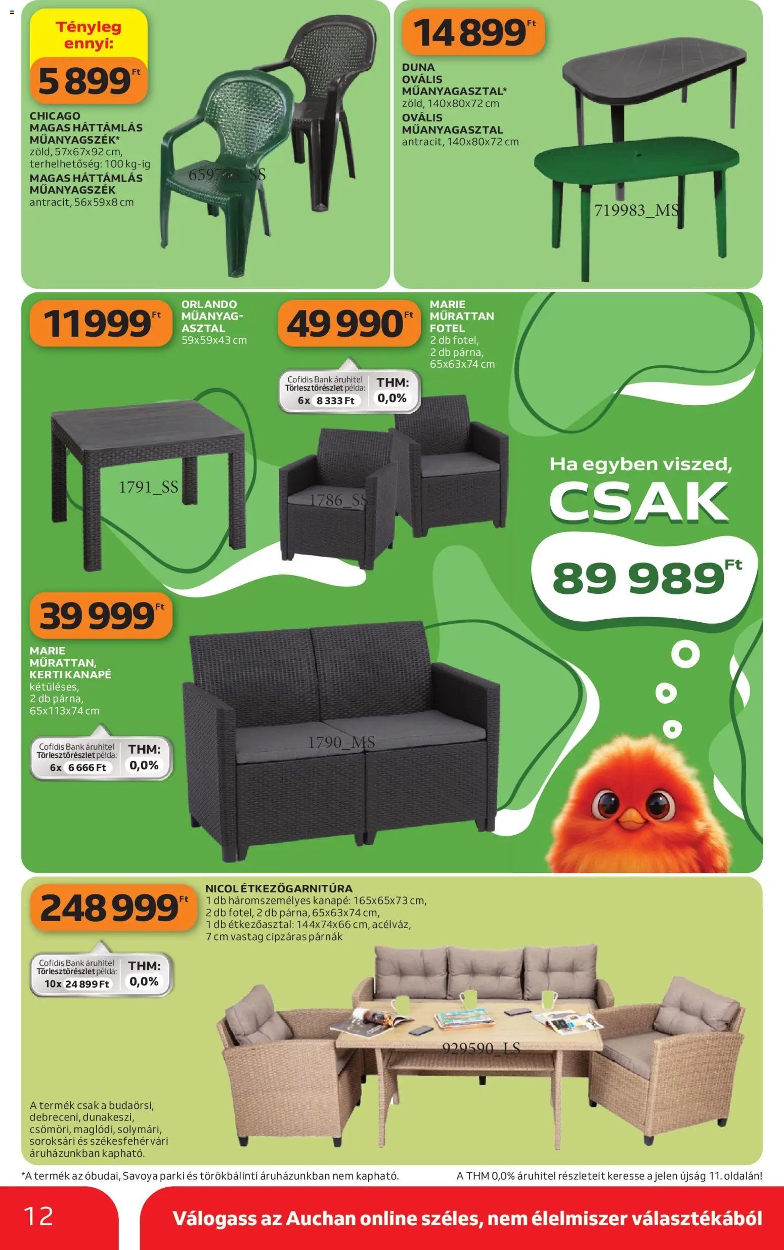 Auchan újság 2026.04.16. Auchan Kertészet és Szabadidő (2026-04-16 - 2026-05-14)