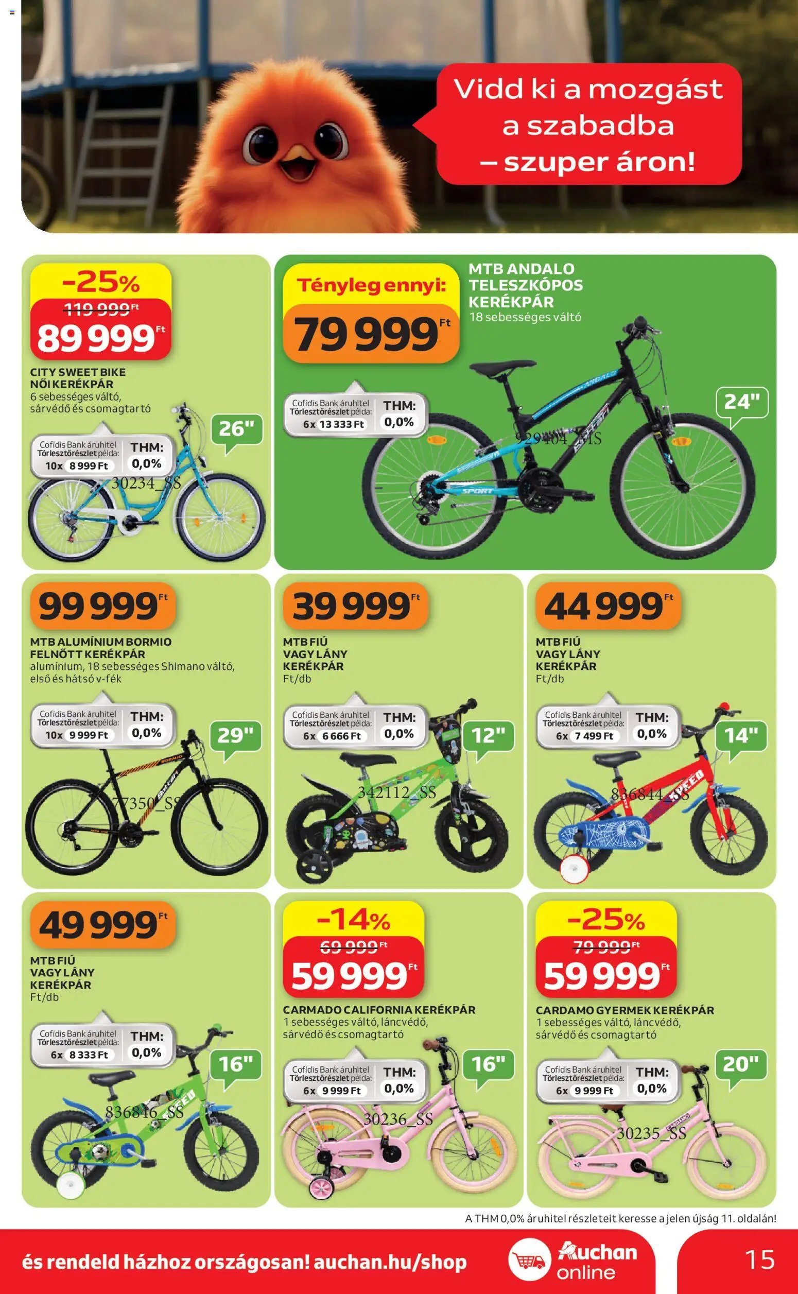 Auchan újság 2026.04.16. Auchan Kertészet és Szabadidő (2026-04-16 - 2026-05-14)