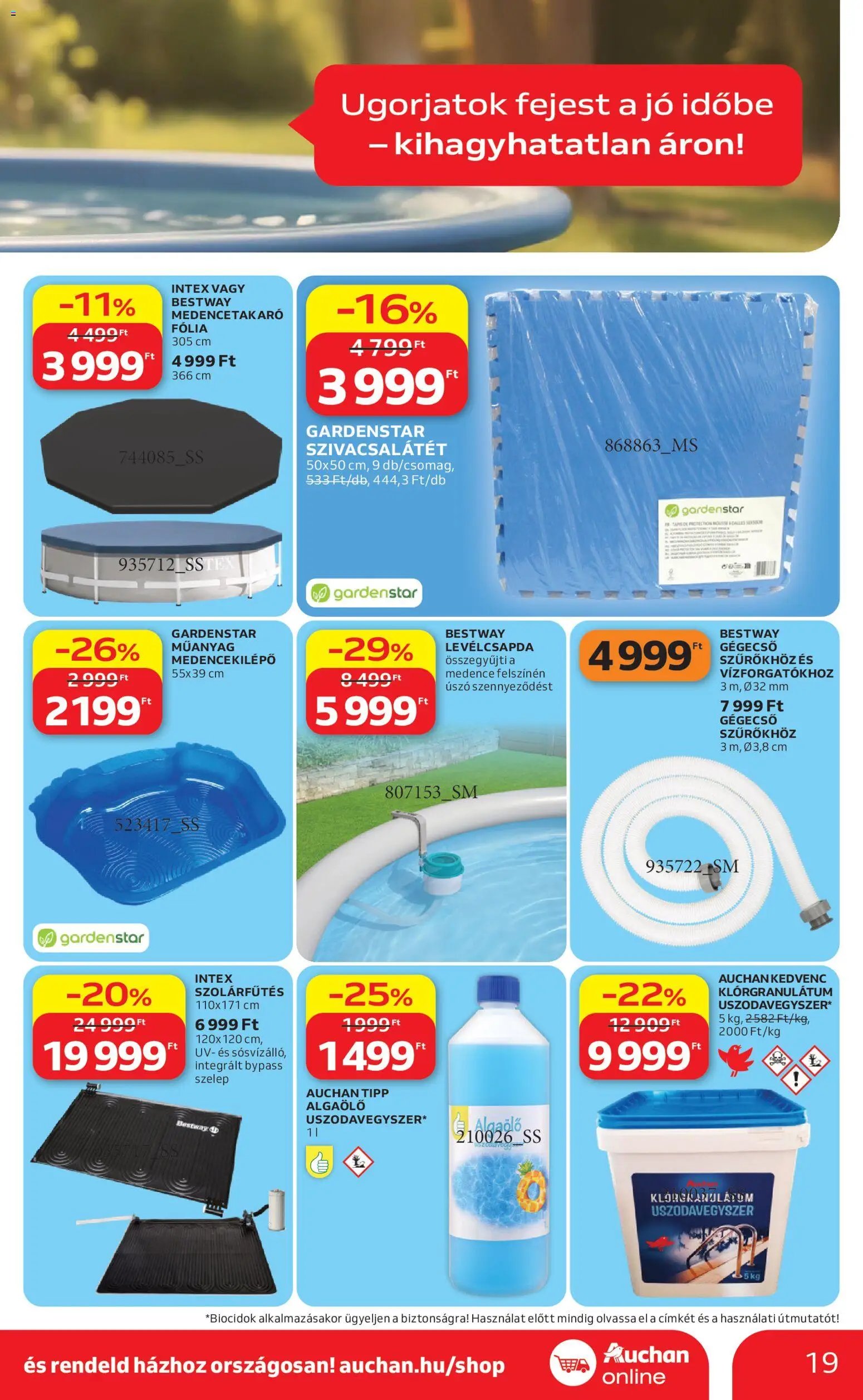 Auchan újság 2026.04.16. Auchan Kertészet és Szabadidő (2026-04-16 - 2026-05-14)