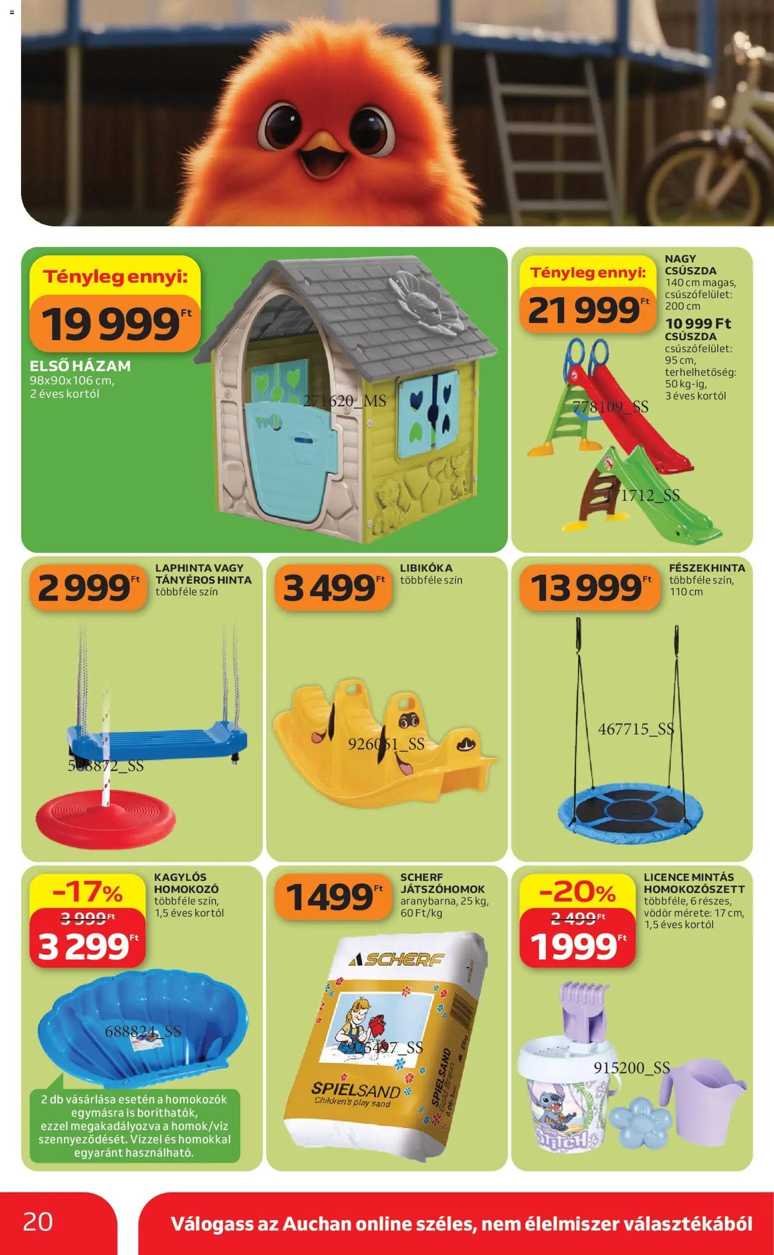 Auchan újság 2026.04.16. Auchan Kertészet és Szabadidő (2026-04-16 - 2026-05-14)