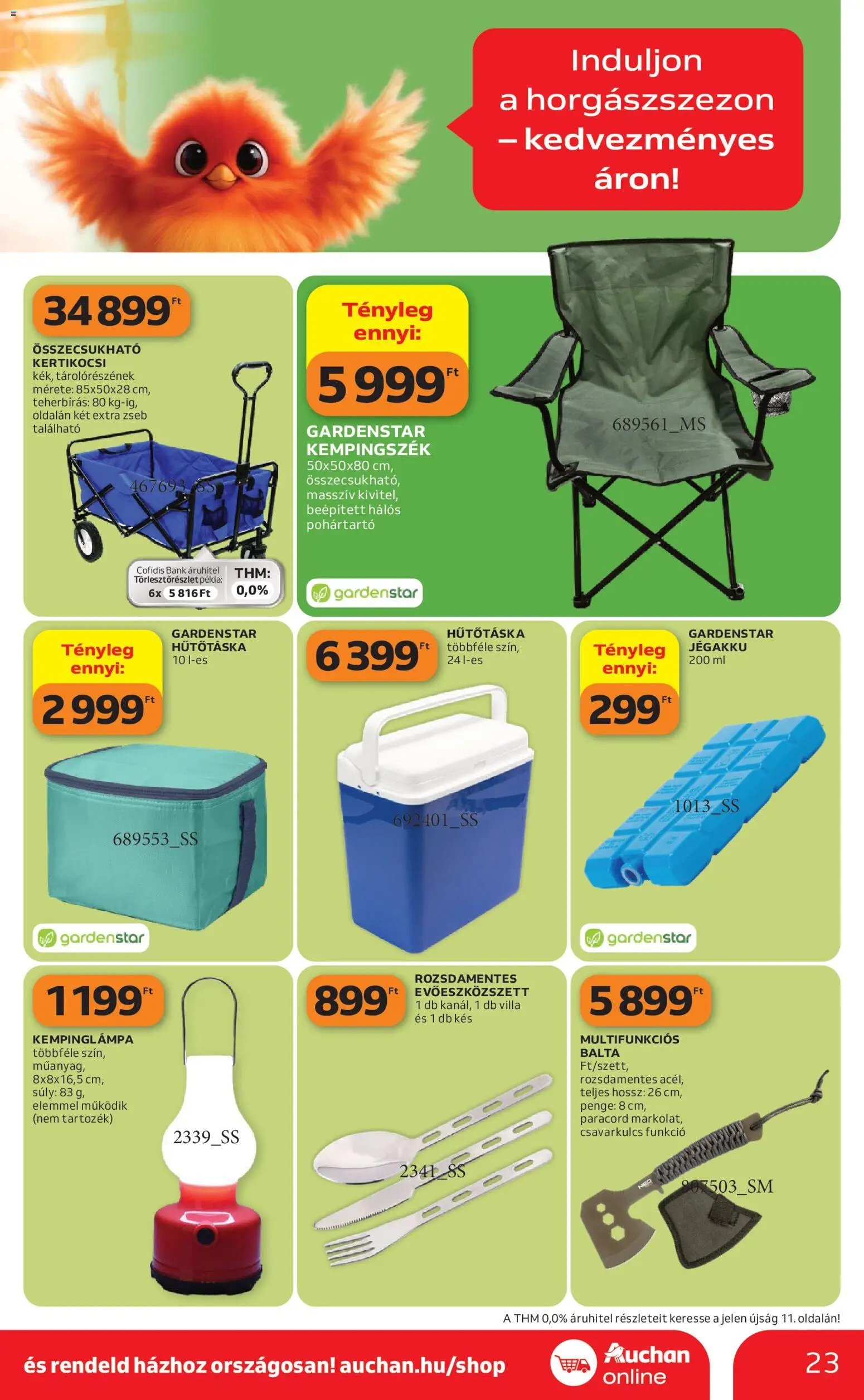 Auchan újság 2026.04.16. Auchan Kertészet és Szabadidő (2026-04-16 - 2026-05-14)