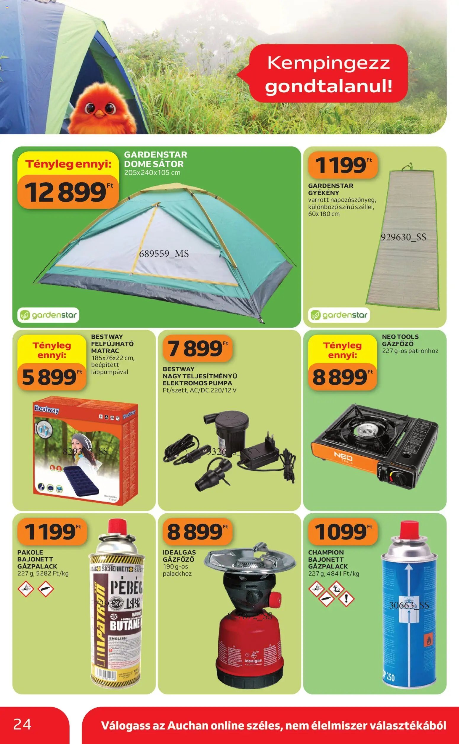 Auchan újság 2026.04.16. Auchan Kertészet és Szabadidő (2026-04-16 - 2026-05-14)