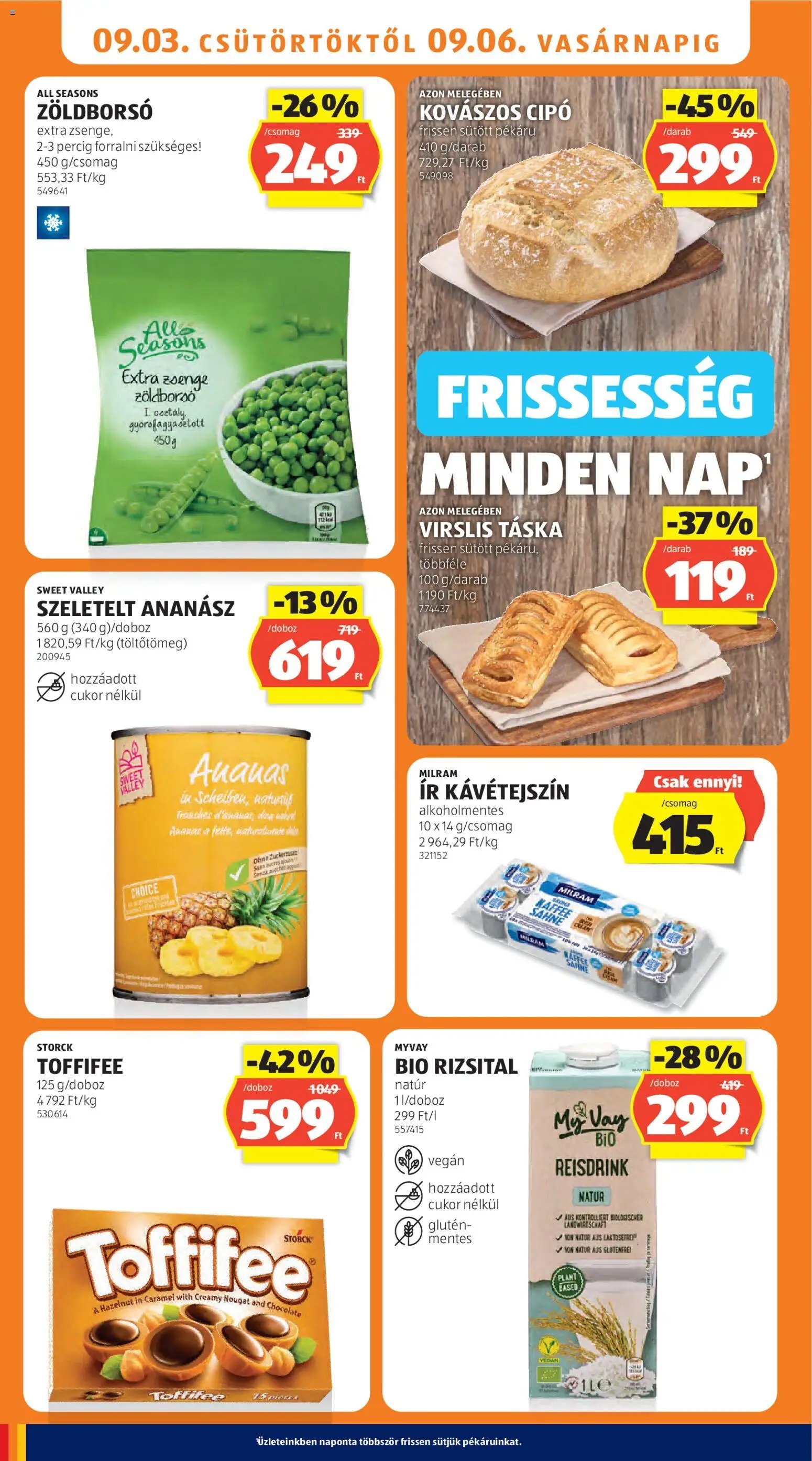 Aldi újság 2026.09.03. Aldi akciós újság