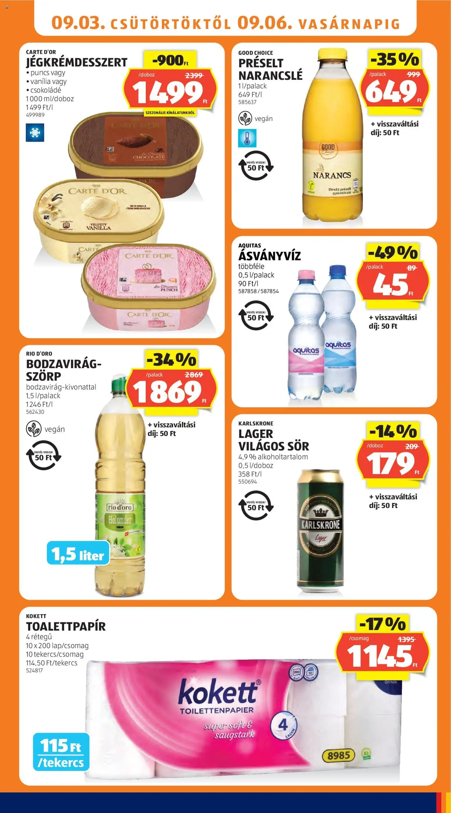 Aldi újság 2026.09.03. Aldi akciós újság
