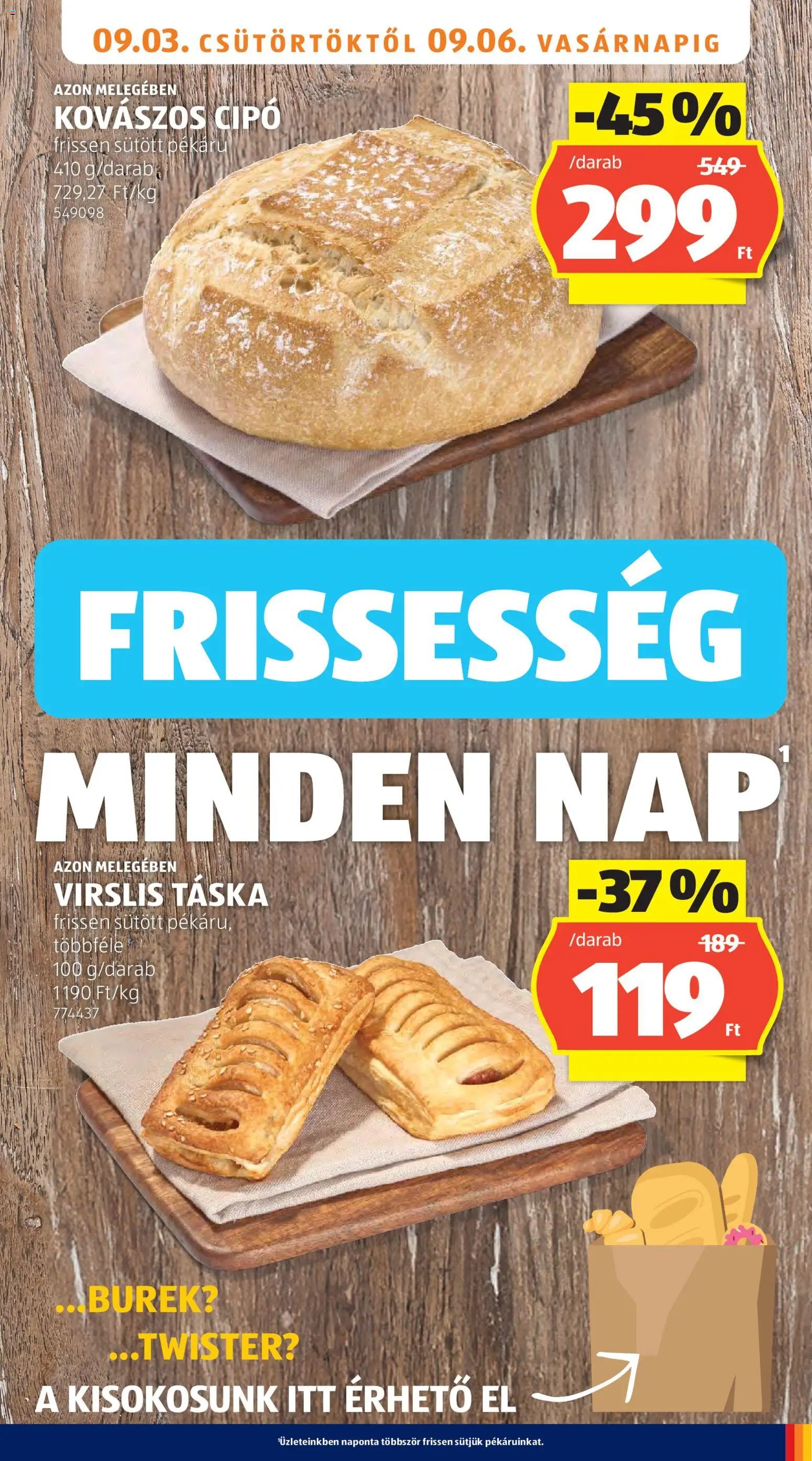 Aldi újság 2026.09.03. Aldi akciós újság