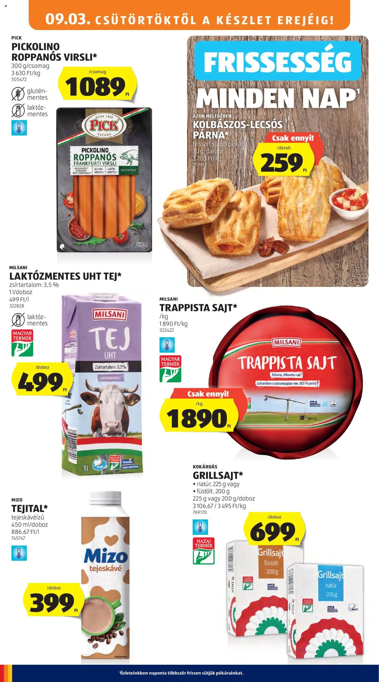 Aldi újság 2026.09.03. Aldi akciós újság