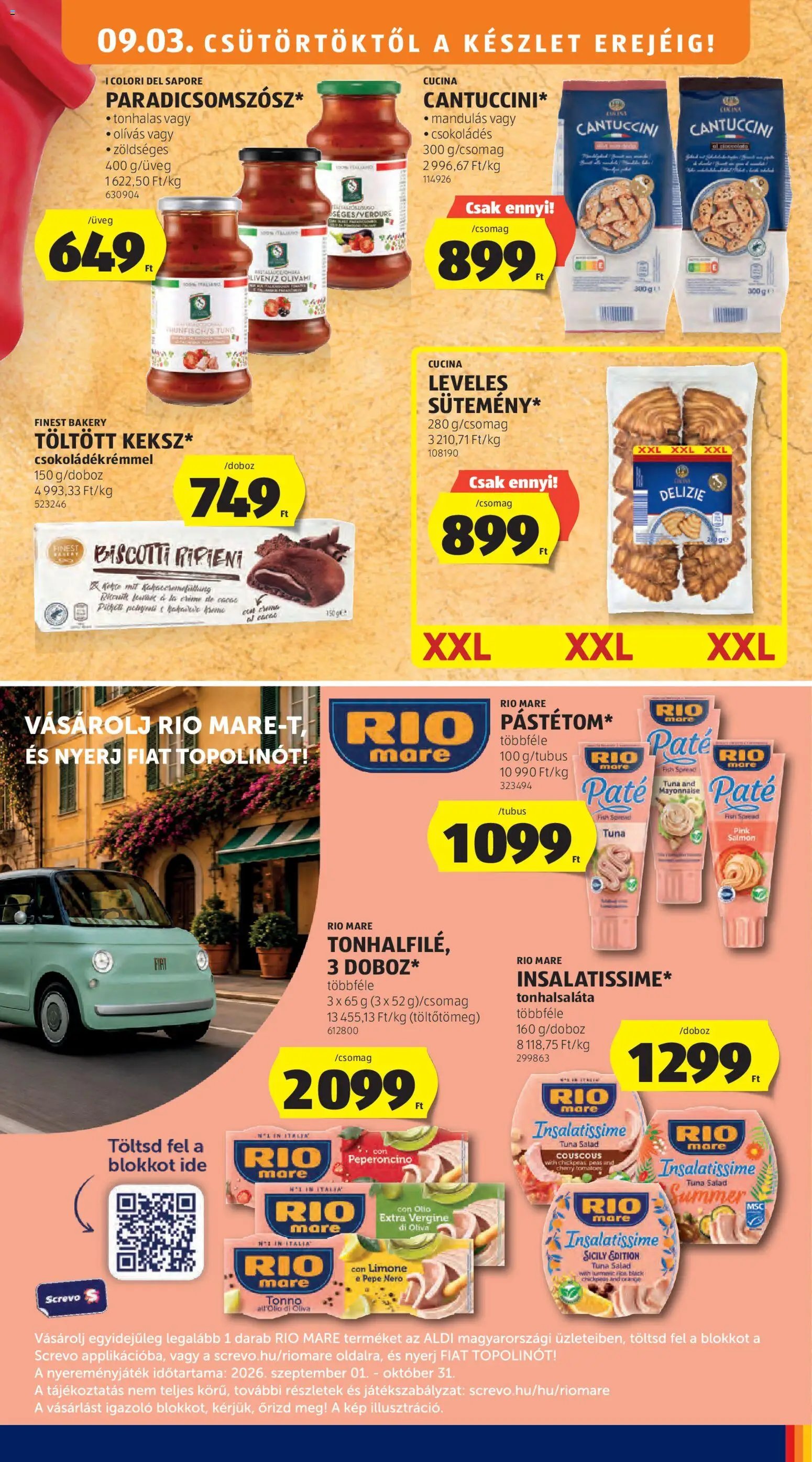 Aldi újság 2026.09.03. Aldi akciós újság