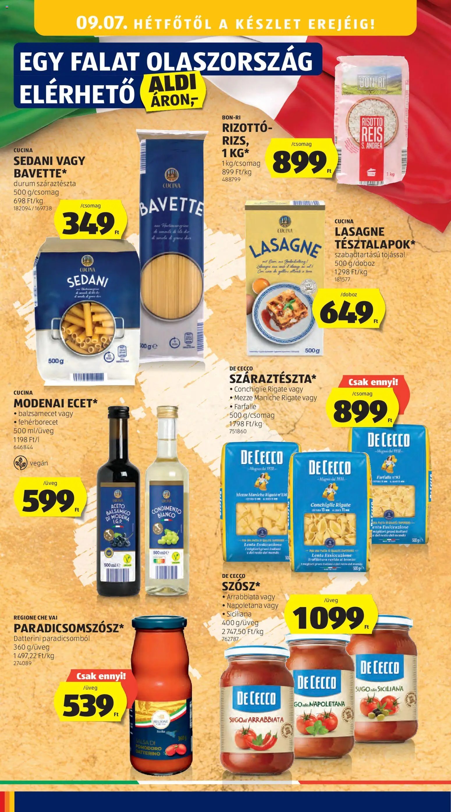 Aldi újság 2026.09.03. Aldi akciós újság
