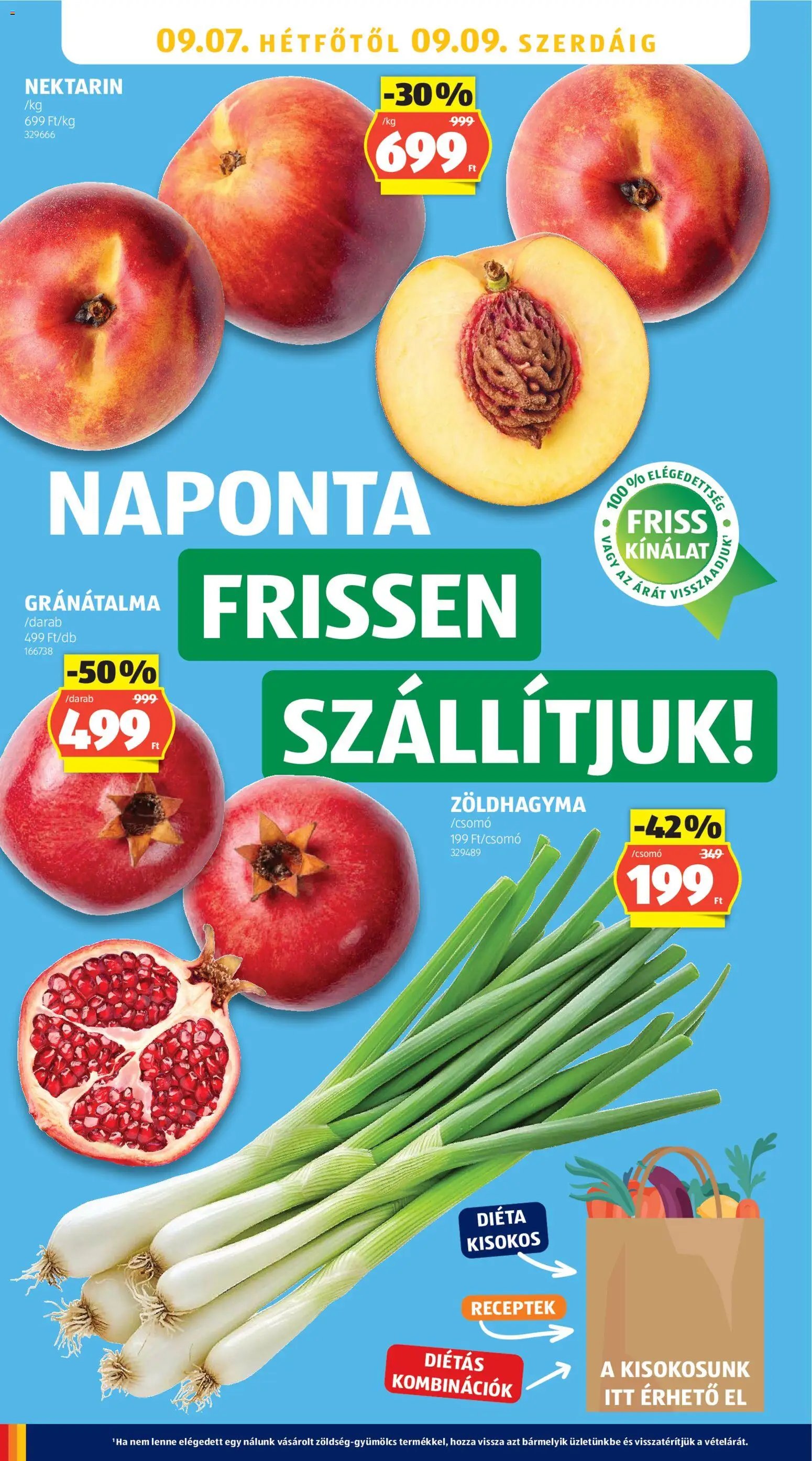 Aldi újság 2026.09.03. Aldi akciós újság