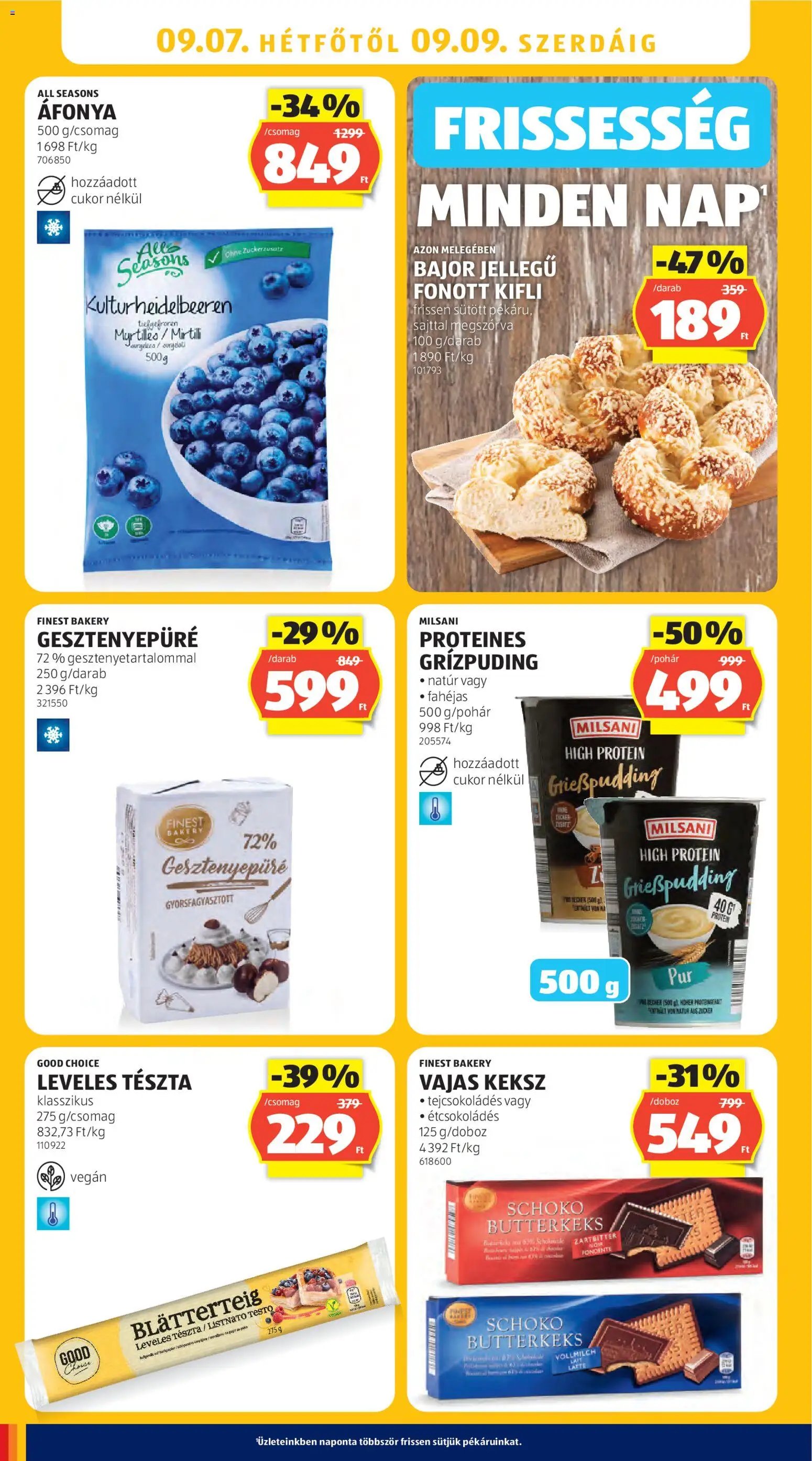 Aldi újság 2026.09.03. Aldi akciós újság