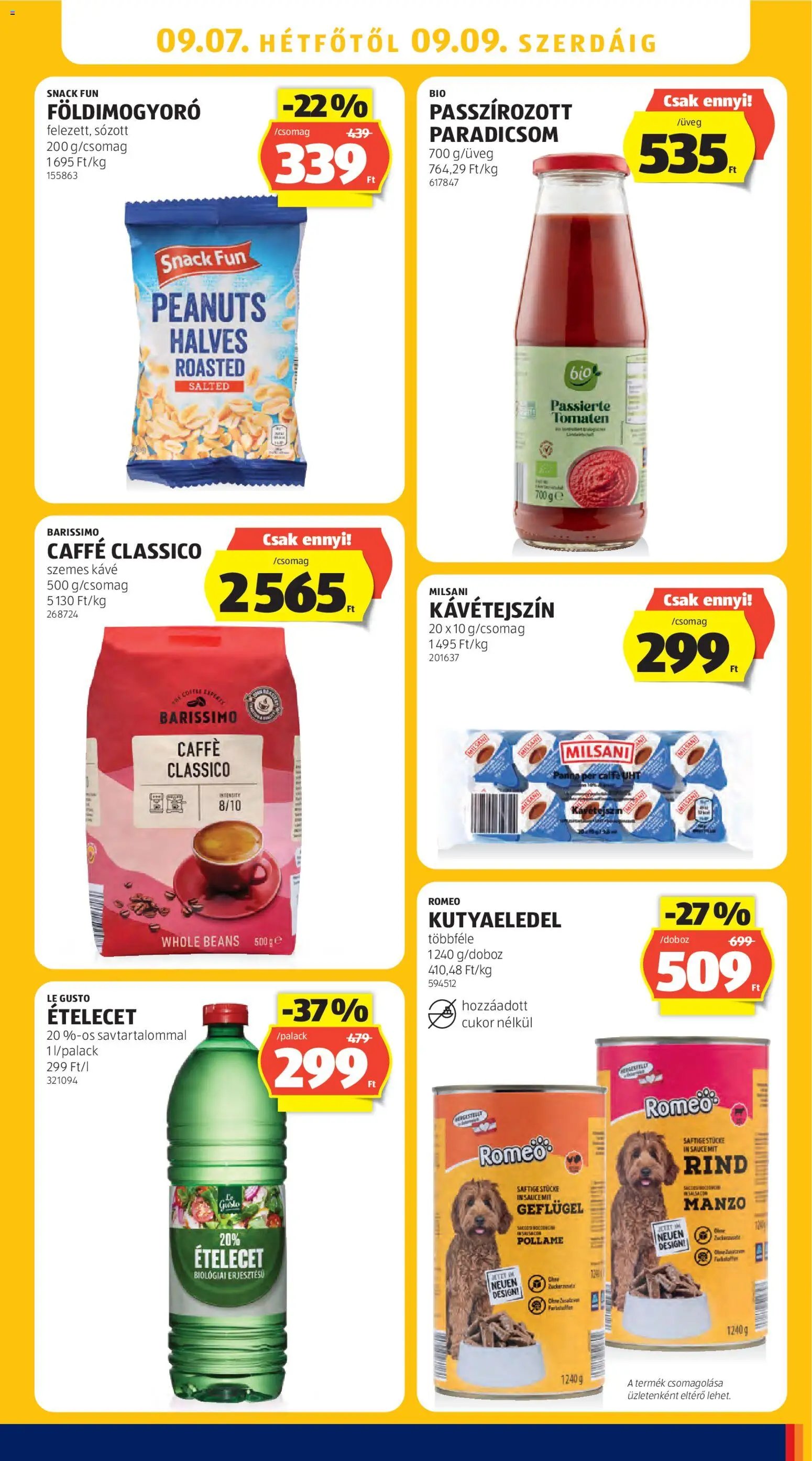 Aldi újság 2026.09.03. Aldi akciós újság