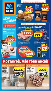 Aldi újság 2026.09.03. Aldi akciós újság