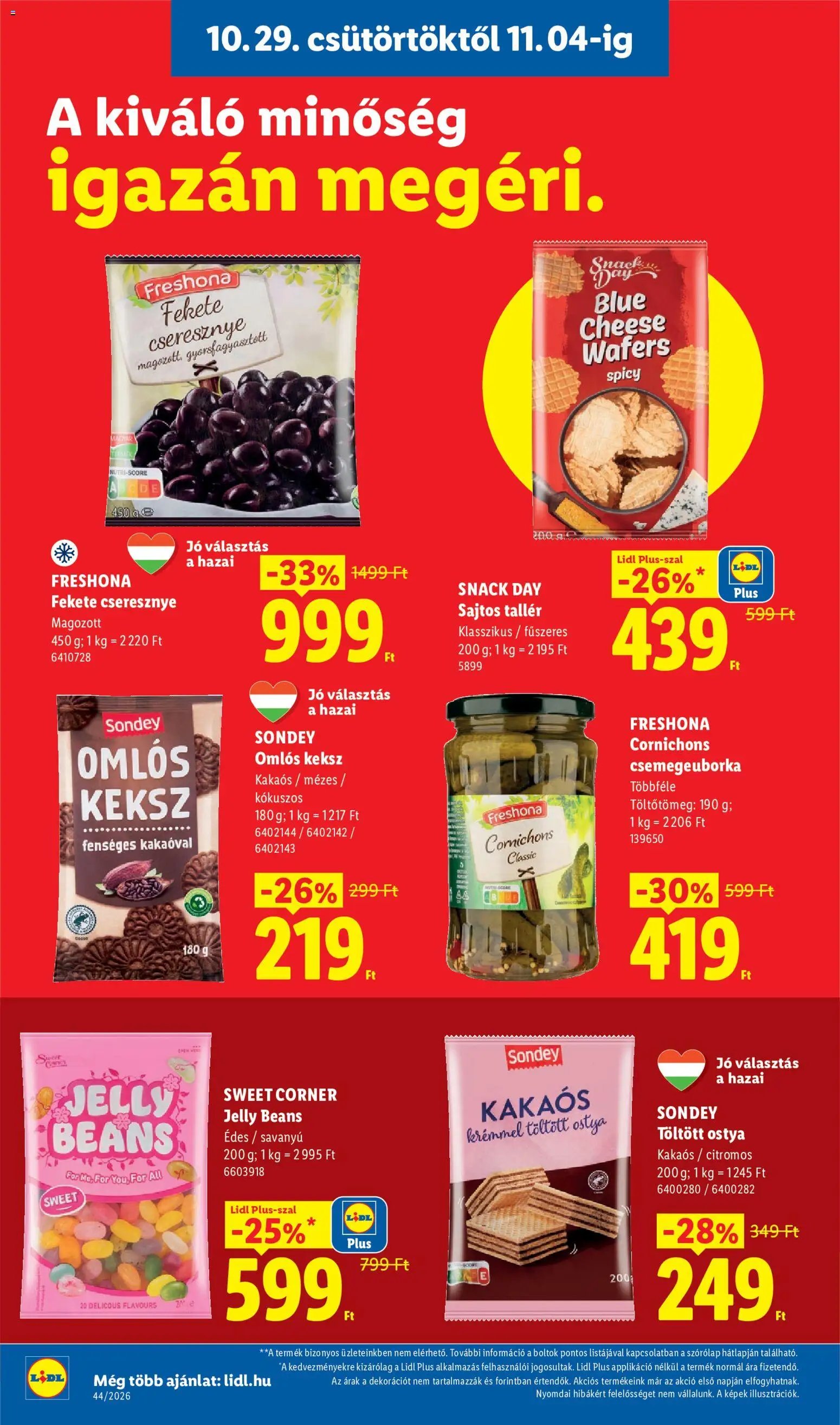 Lidl akciós újság 2026.10.29. - lapozható formában szórólap ✳️