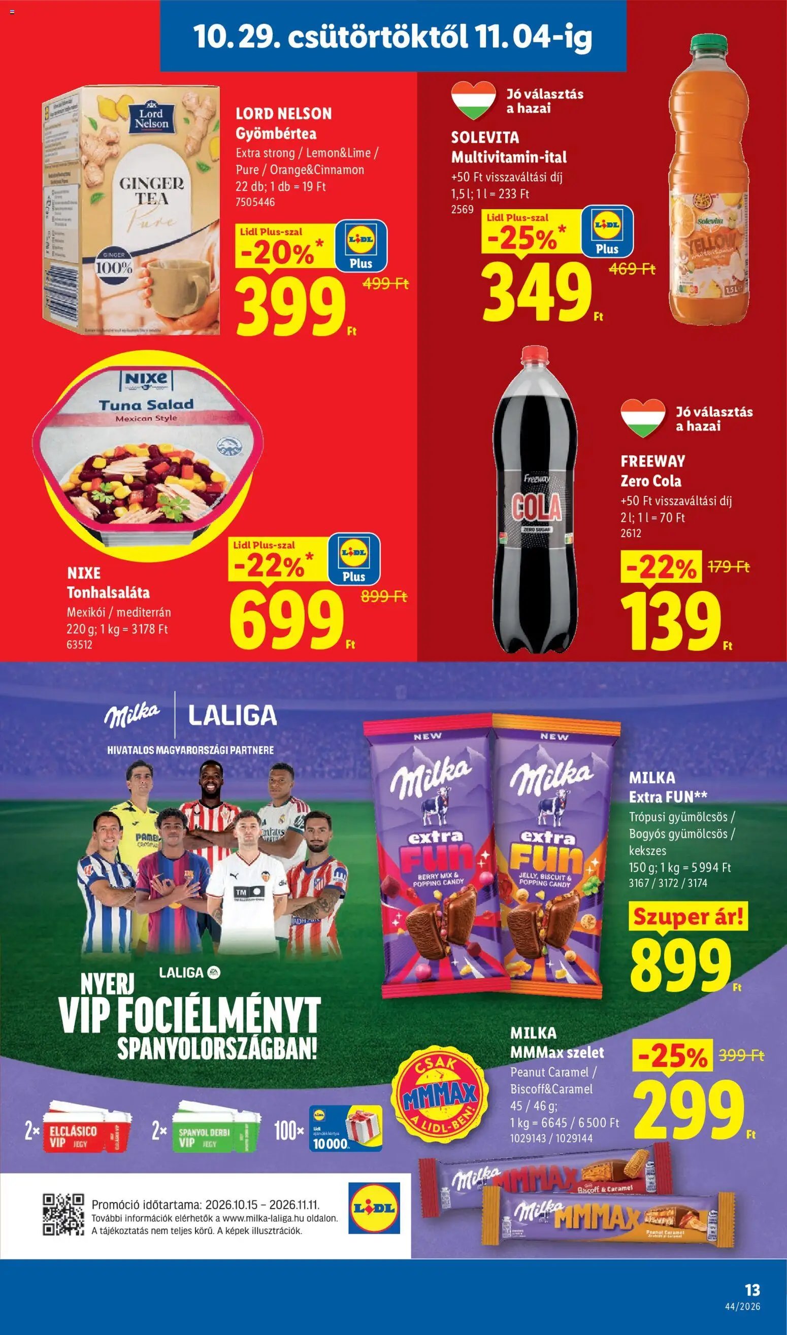 Lidl akciós újság 2026.10.29. - lapozható formában szórólap ✳️