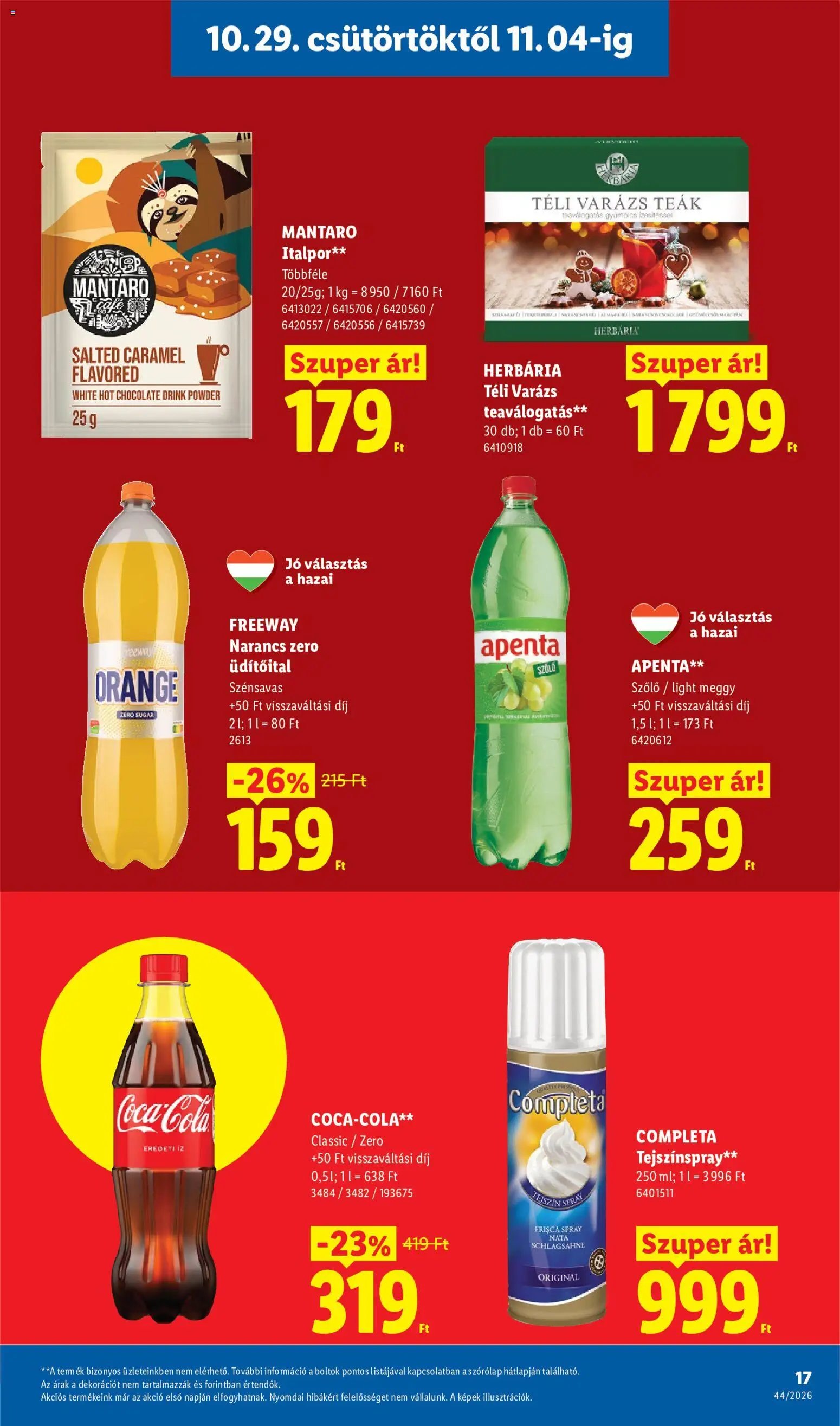 Lidl akciós újság 2026.10.29. - lapozható formában szórólap ✳️