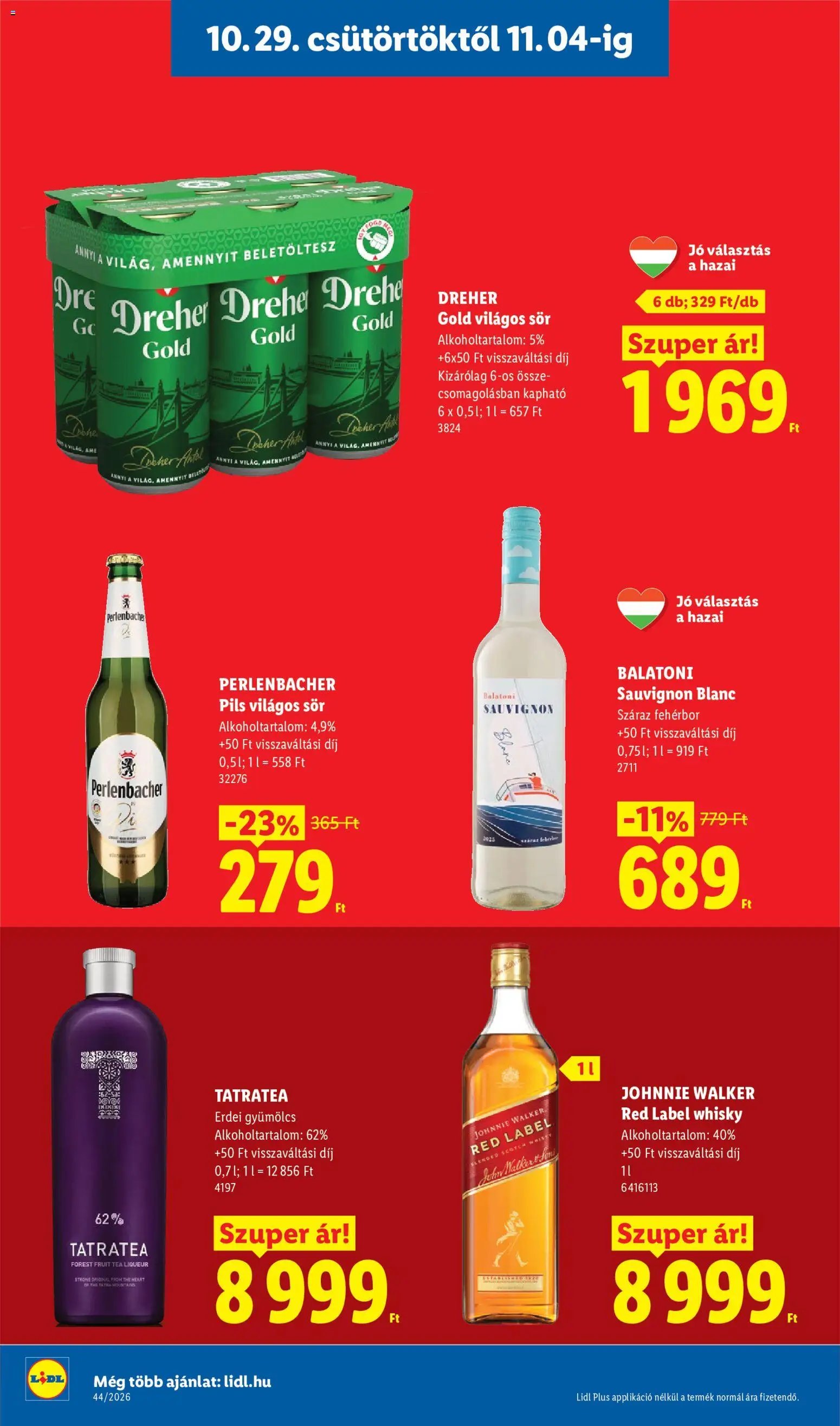 Lidl akciós újság 2026.10.29. - lapozható formában szórólap ✳️