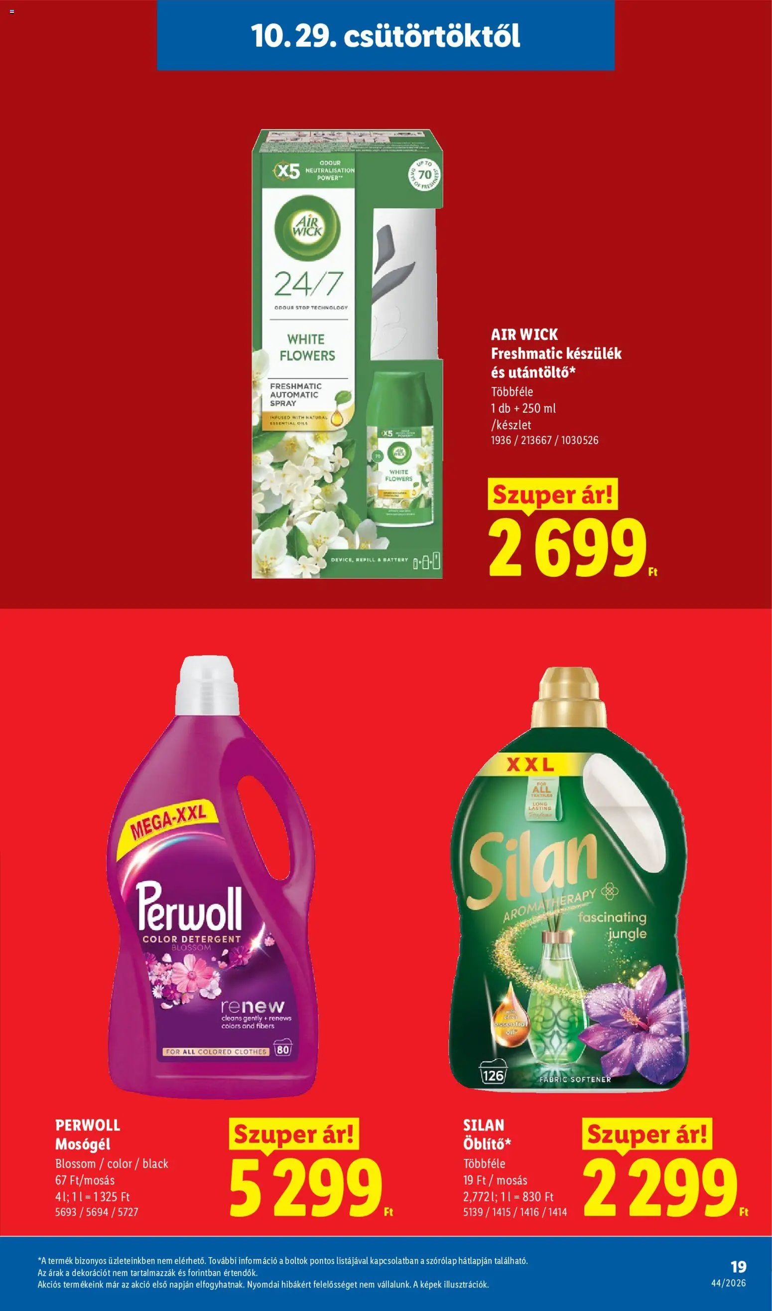 Lidl akciós újság 2026.10.29. - lapozható formában szórólap ✳️