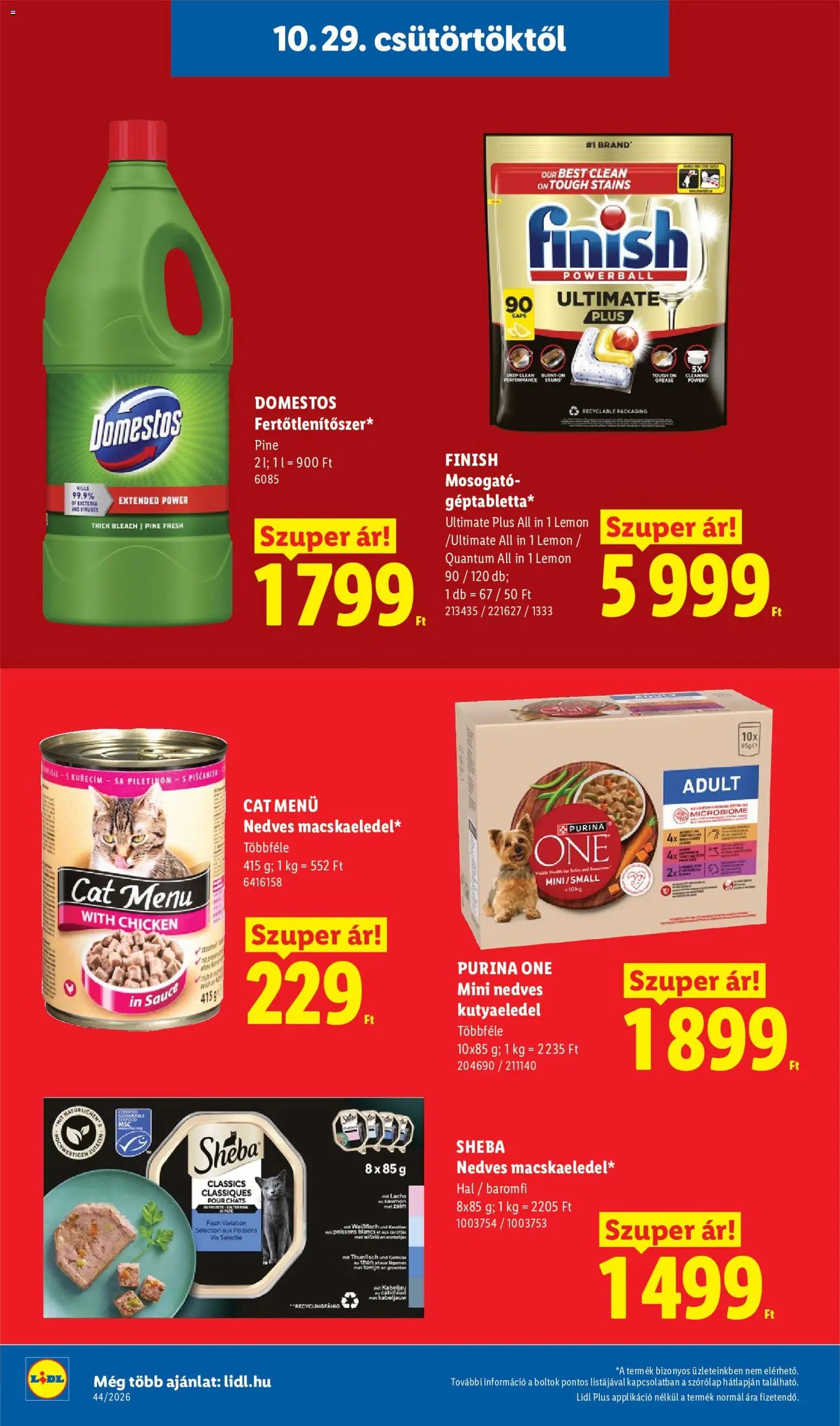 Lidl akciós újság 2026.10.29. - lapozható formában szórólap ✳️