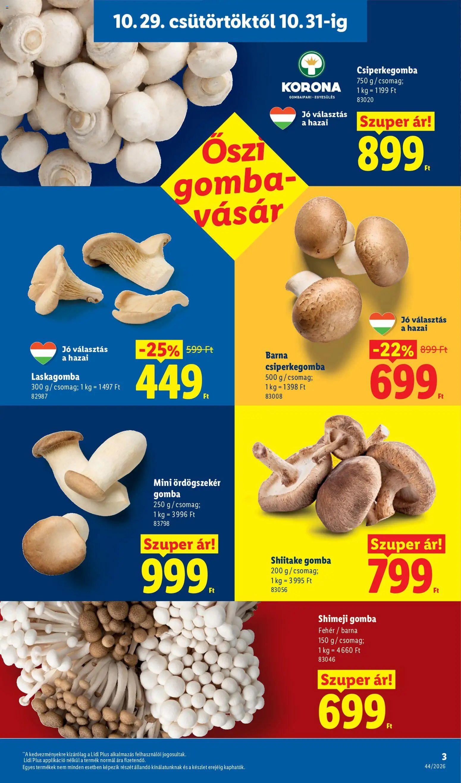Lidl akciós újság 2026.10.29. - lapozható formában szórólap ✳️