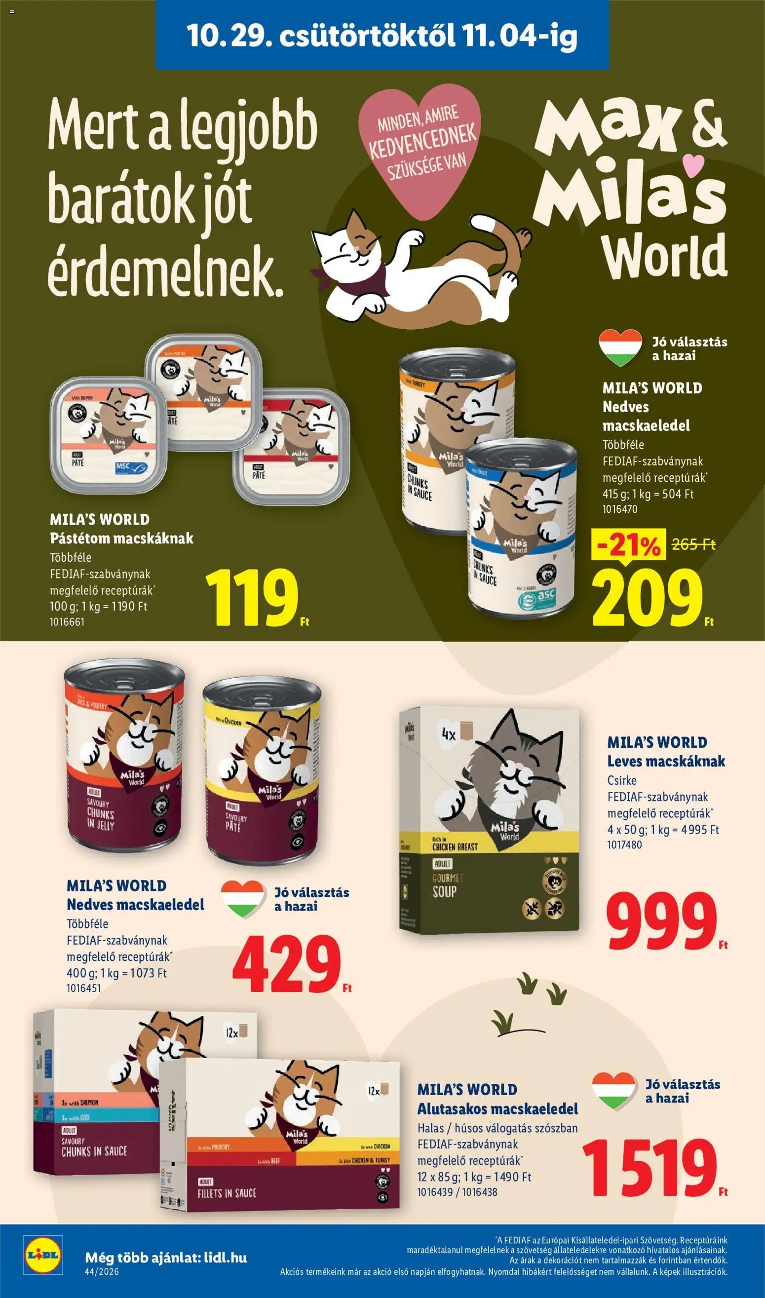 Lidl akciós újság 2026.10.29. - lapozható formában szórólap ✳️