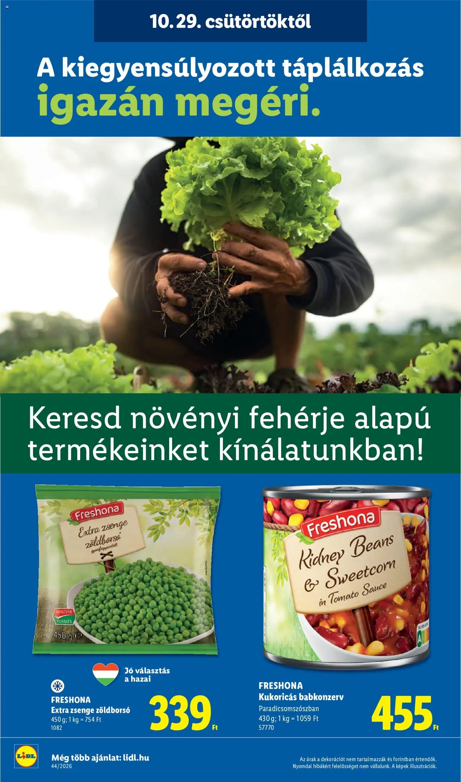 Lidl akciós újság 2026.10.29. - lapozható formában szórólap ✳️