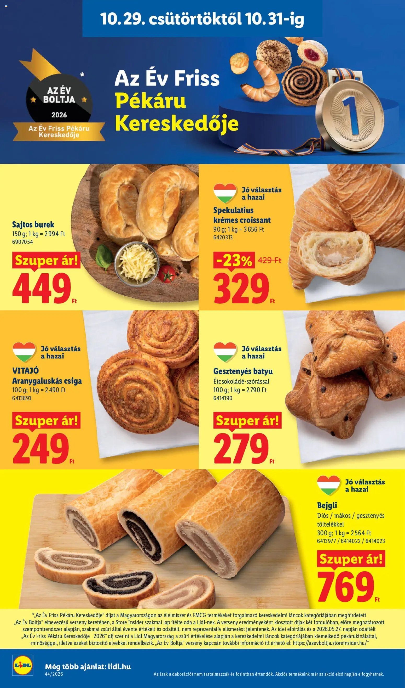 Lidl akciós újság 2026.10.29. - lapozható formában szórólap ✳️