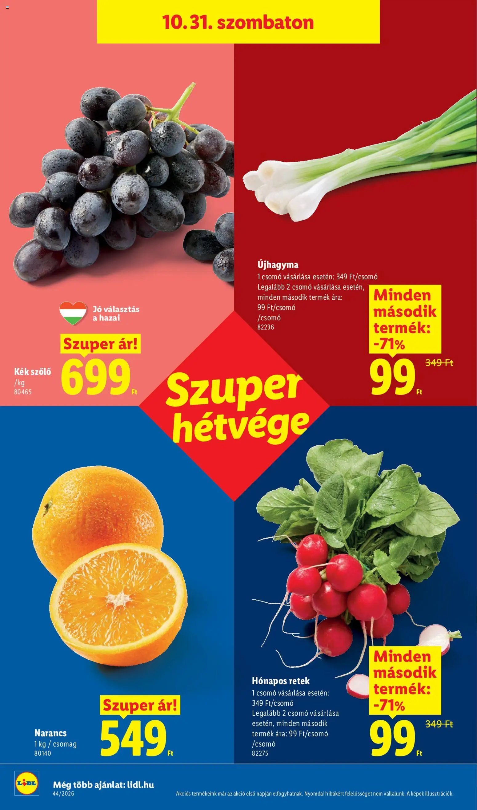 Lidl akciós újság 2026.10.29. - lapozható formában szórólap ✳️