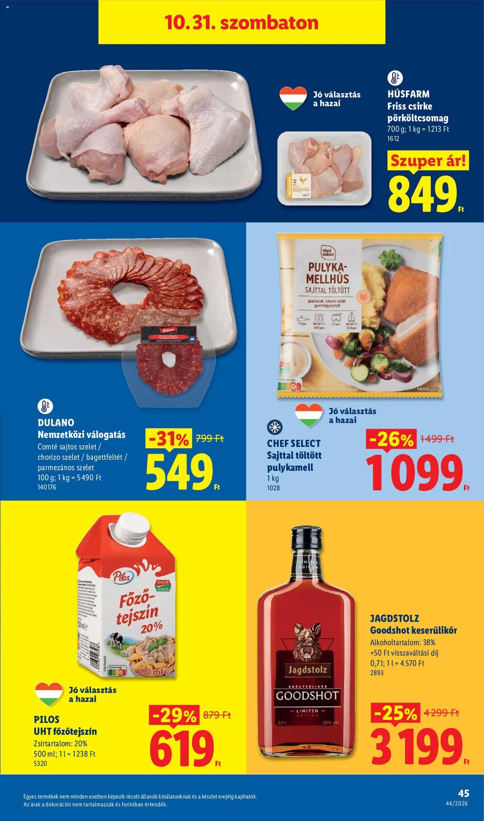 Lidl akciós újság 2026.10.29. - lapozható formában szórólap ✳️