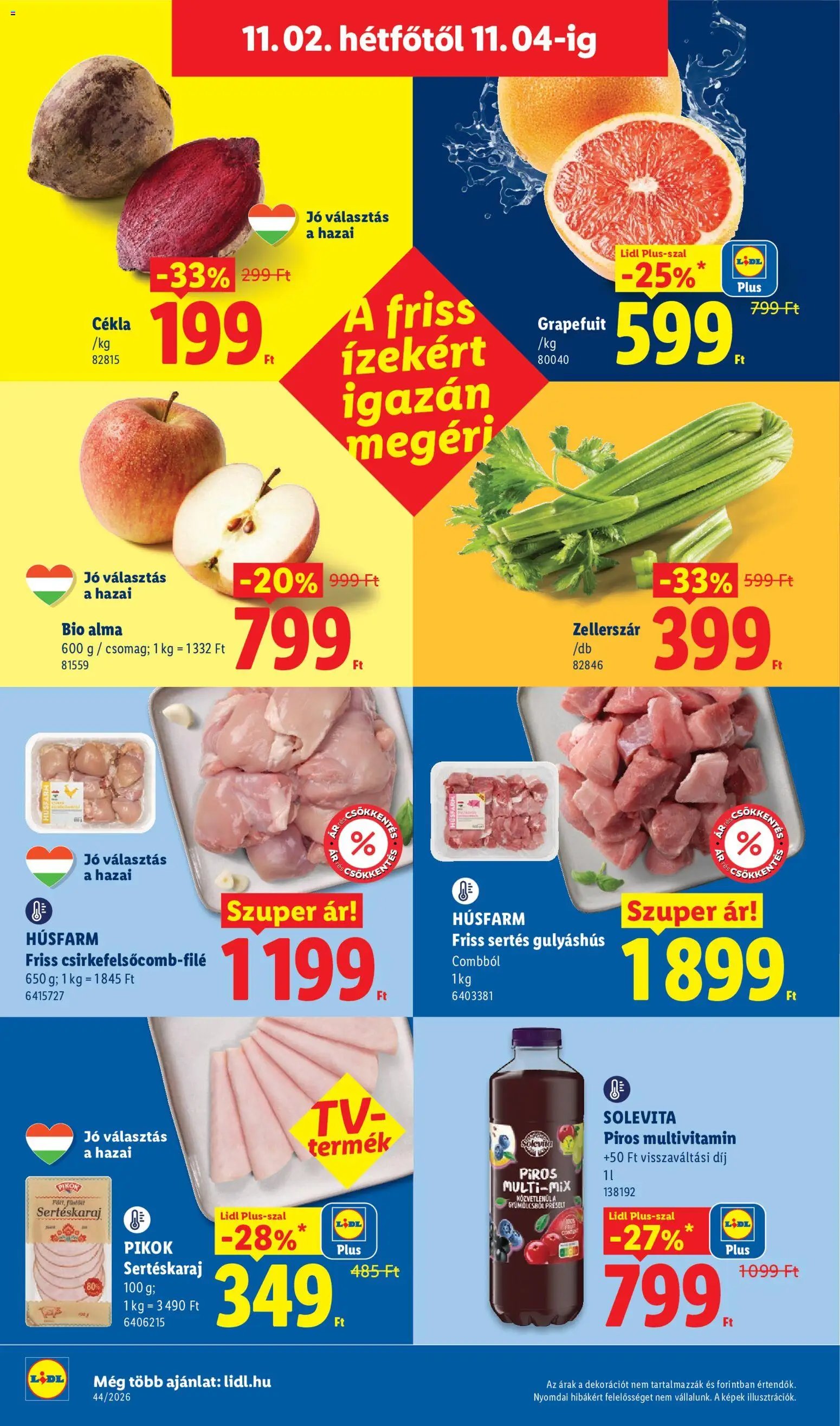Lidl akciós újság 2026.10.29. - lapozható formában szórólap ✳️