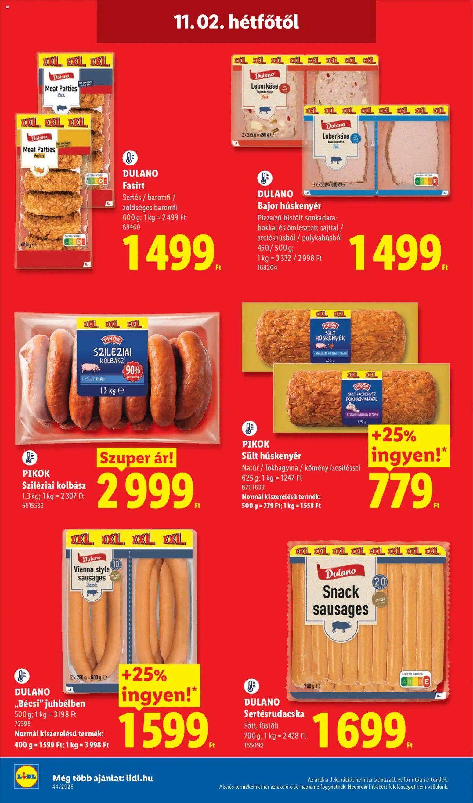 Lidl akciós újság 2026.10.29. - lapozható formában szórólap ✳️