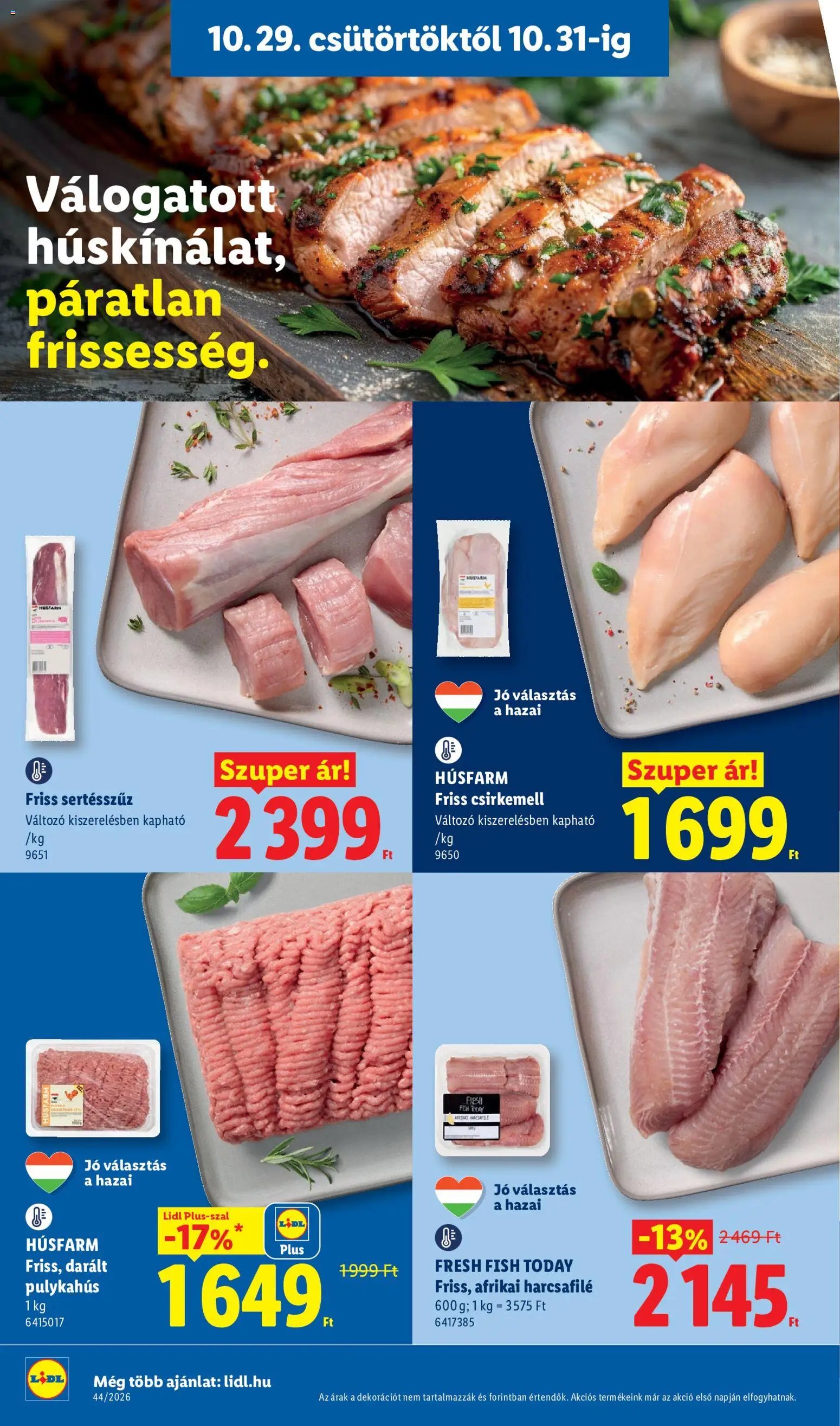 Lidl akciós újság 2026.10.29. - lapozható formában szórólap ✳️