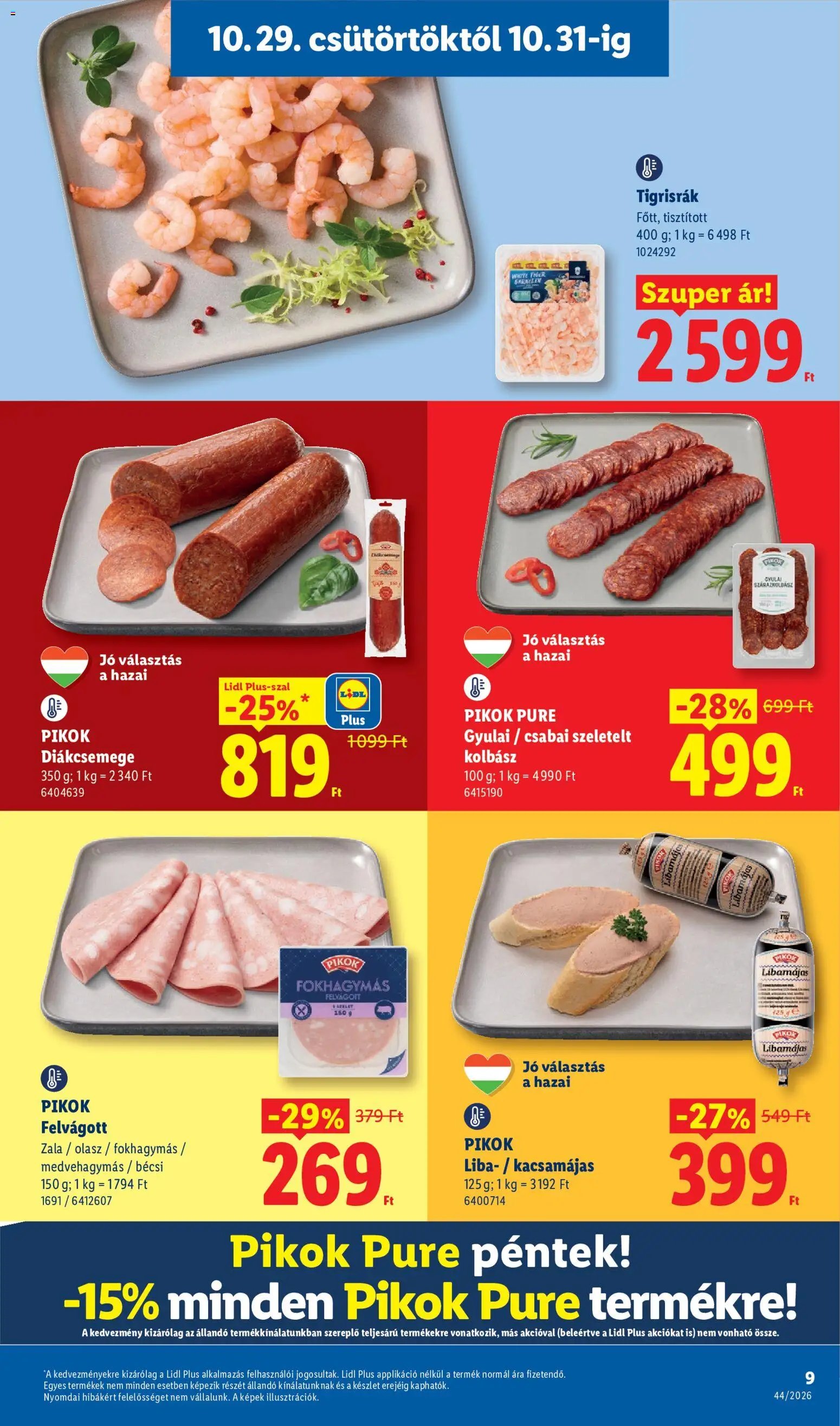 Lidl akciós újság 2026.10.29. - lapozható formában szórólap ✳️