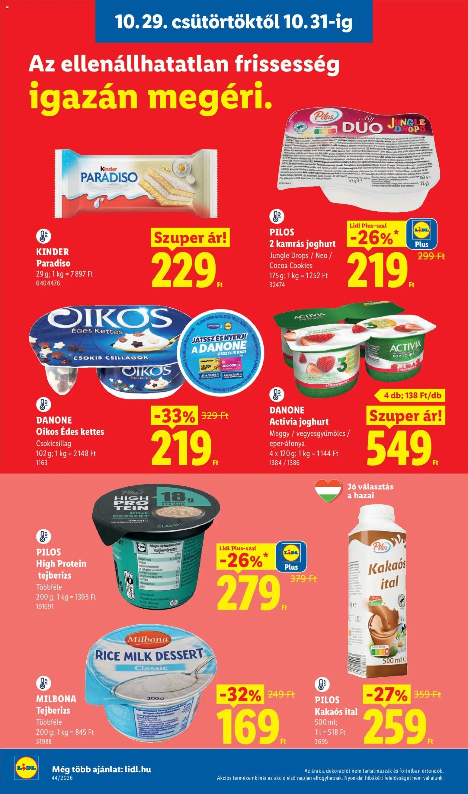 Lidl akciós újság 2026.10.29. - lapozható formában szórólap ✳️