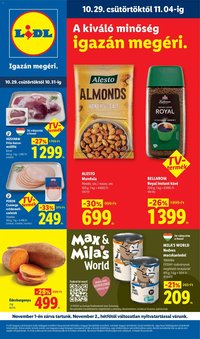 Lidl akciós újság 2026.10.29. - lapozható formában szórólap ✳️