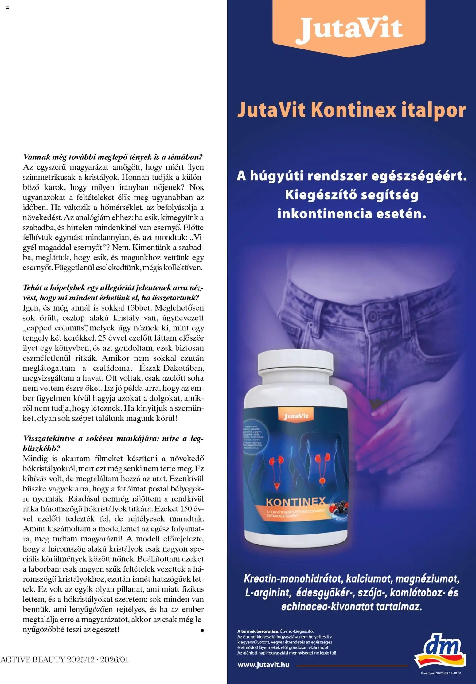 DM Drogerie Markt újság 2025.12.18. Active Beauty 2025/12-2026/01 (2025-12-18 - 2026-01-31)