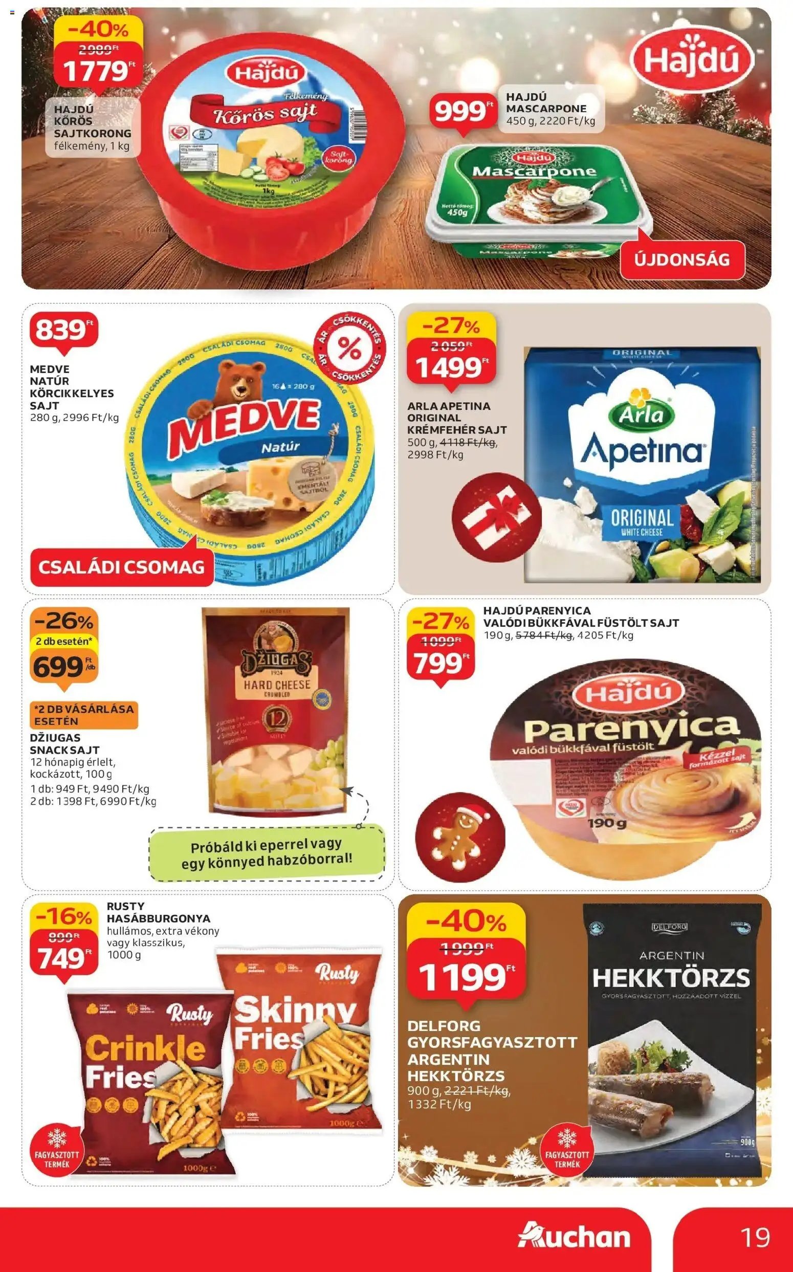 Auchan újság 2025.12.11. Szolnok Akciós újság Auchan (2025-12-11 - 2025-12-17)