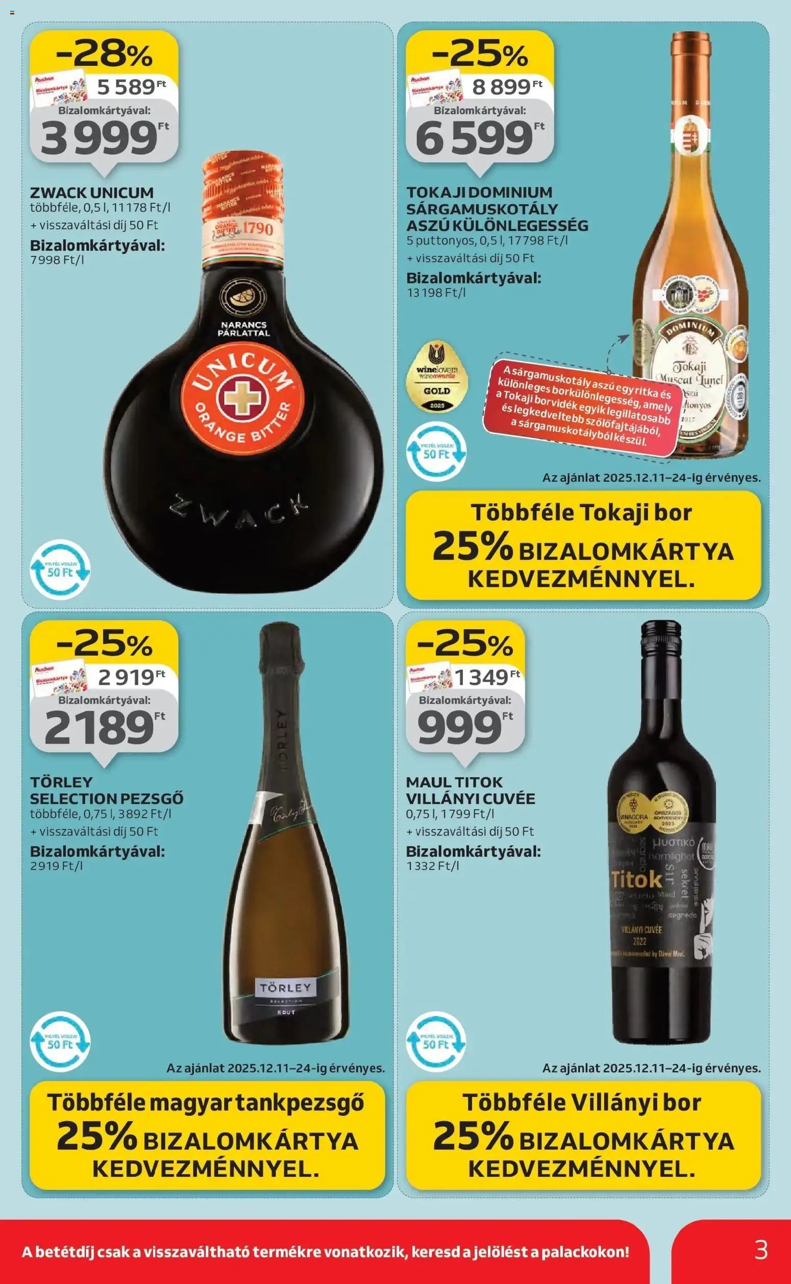 Auchan újság 2025.12.11. Szolnok Akciós újság Auchan (2025-12-11 - 2025-12-17)