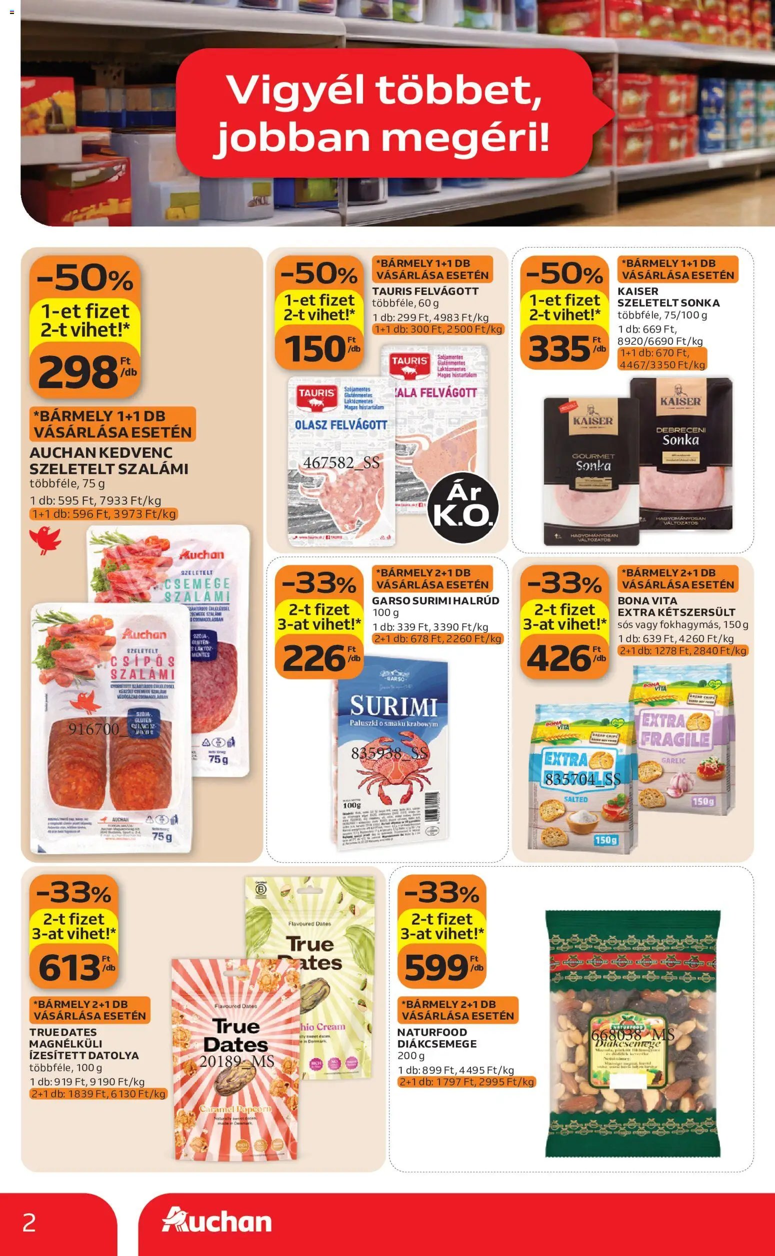 Auchan újság 2026.08.06. Auchan Mennyiségi kedvezmény ajánlataink